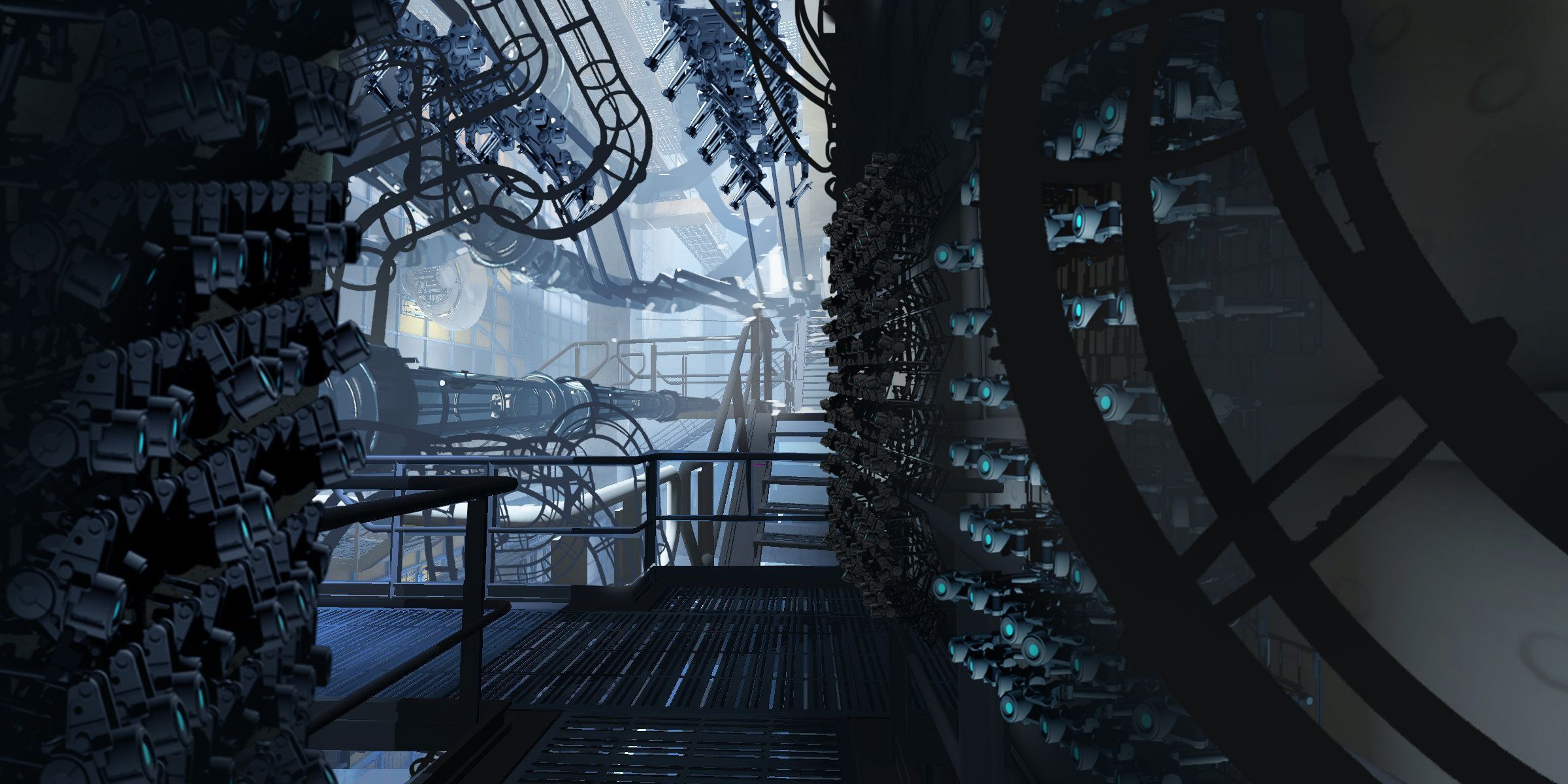 2400x1200 Portal 2: Behind The Scenes Wallpaper image