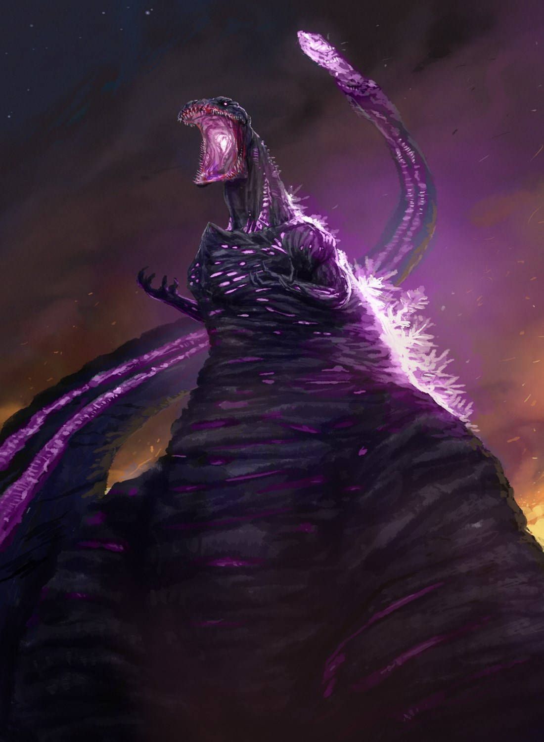 1100x1501 Download free Shin Godzilla Violet