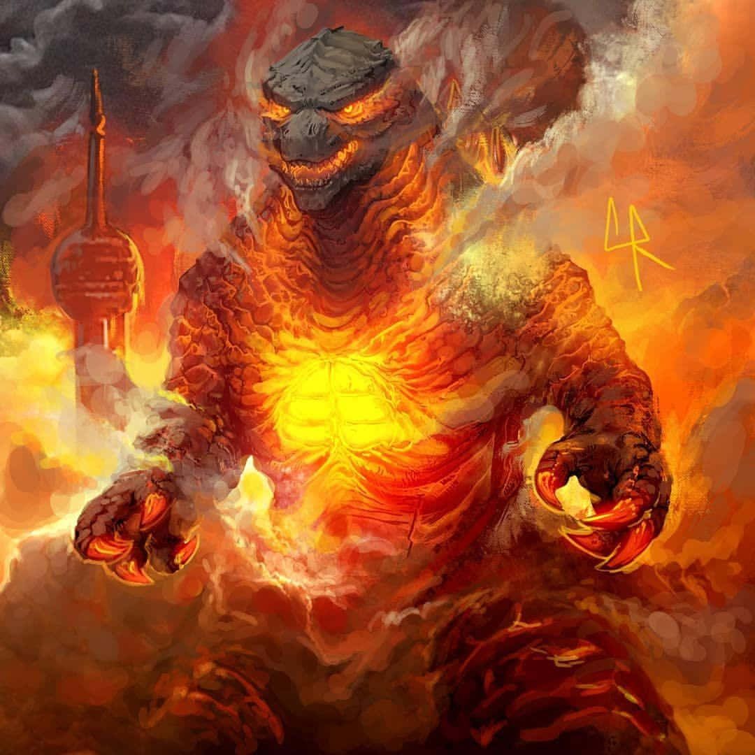 1080x1080 powerful atomic breath Wallpaper