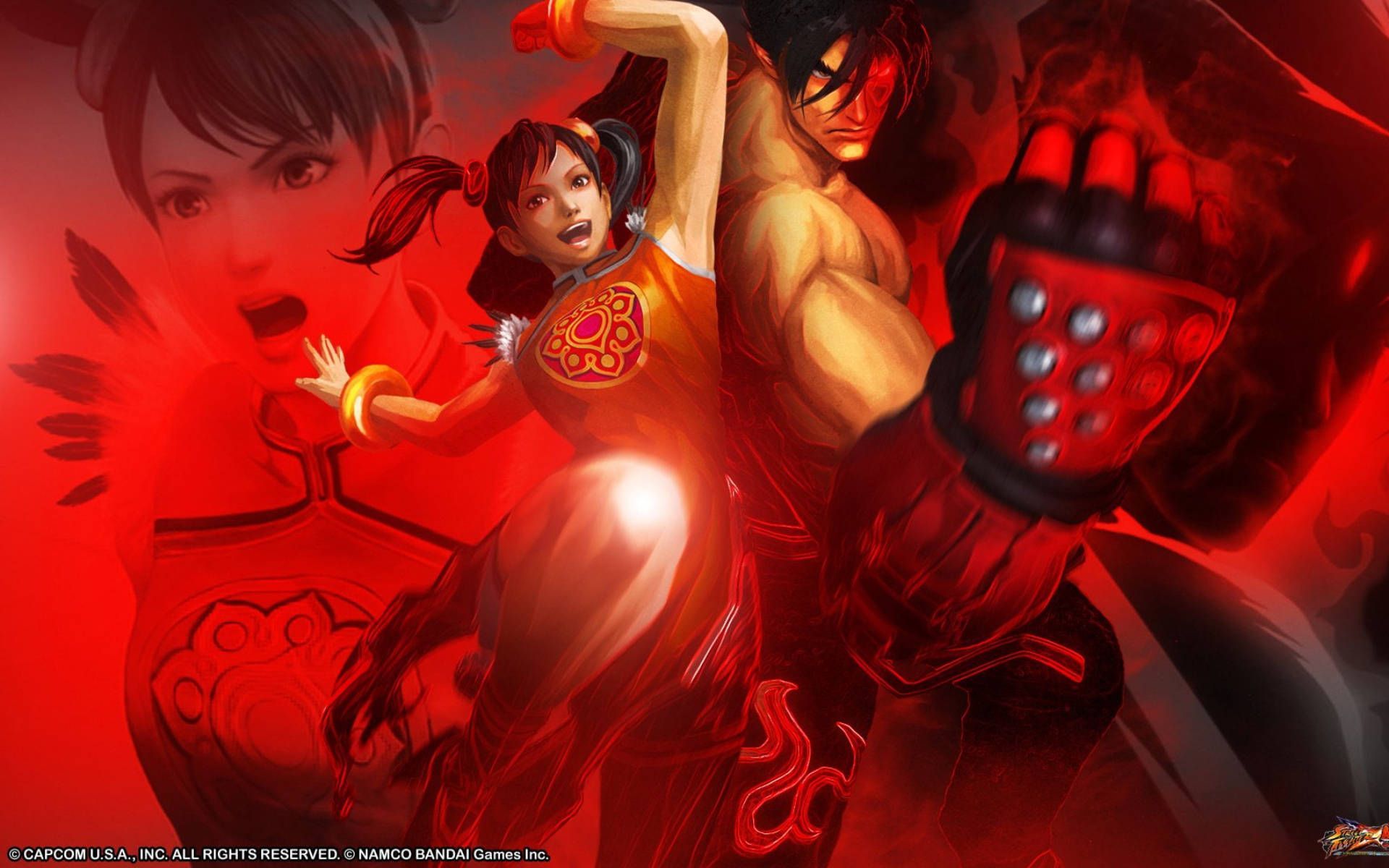 1920x1200 Jin Kazama And Ling Xiaoyu Wallpaper