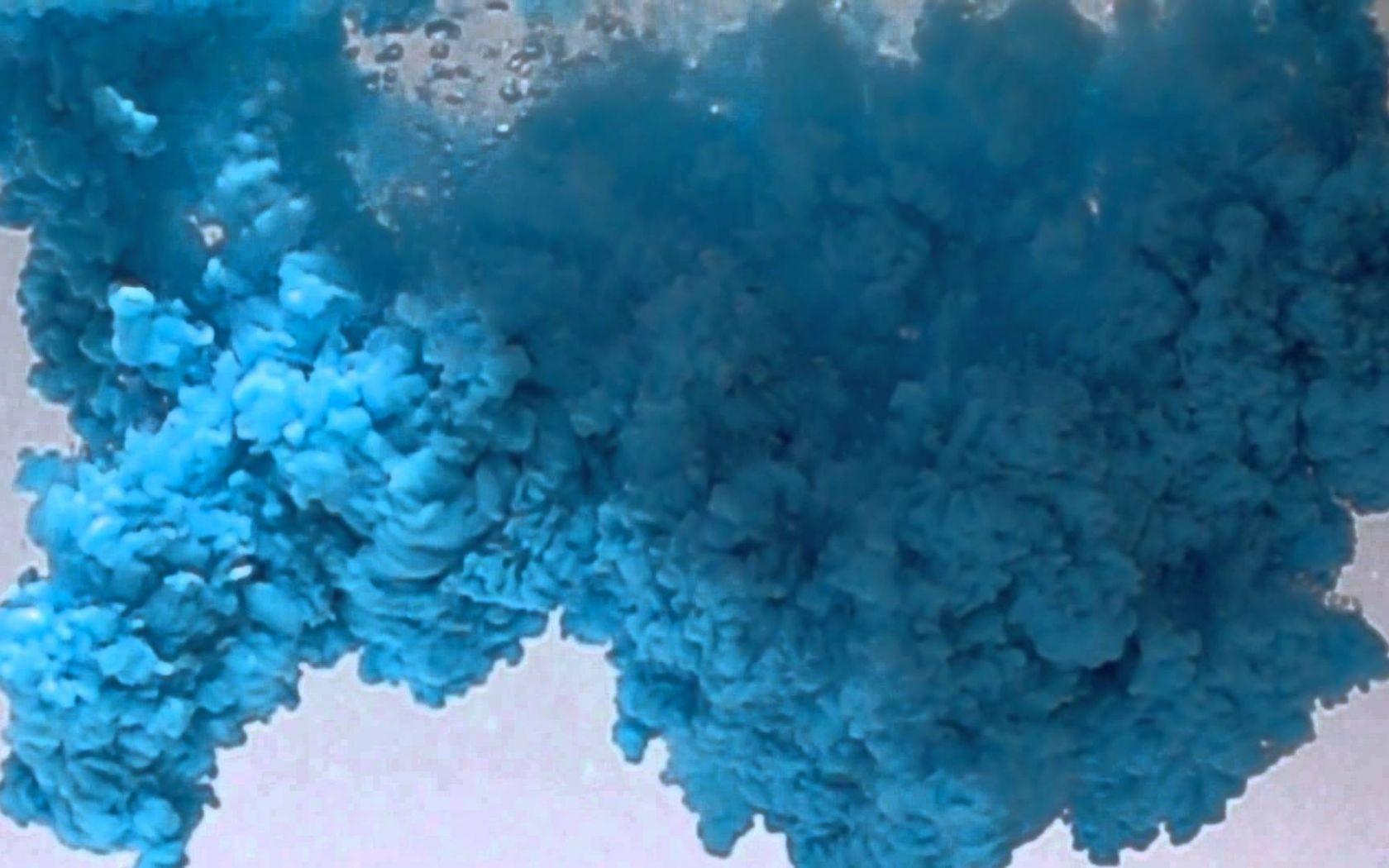 1680x1050 Free download Blue Watercolor Wallpaper [1920x1080]