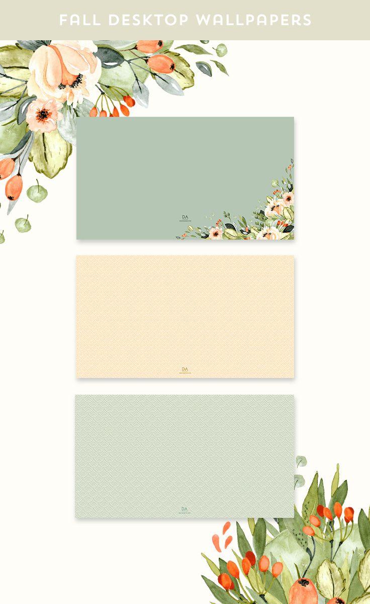 736x1200 Fall Watercolor Desktop Wallpaper .