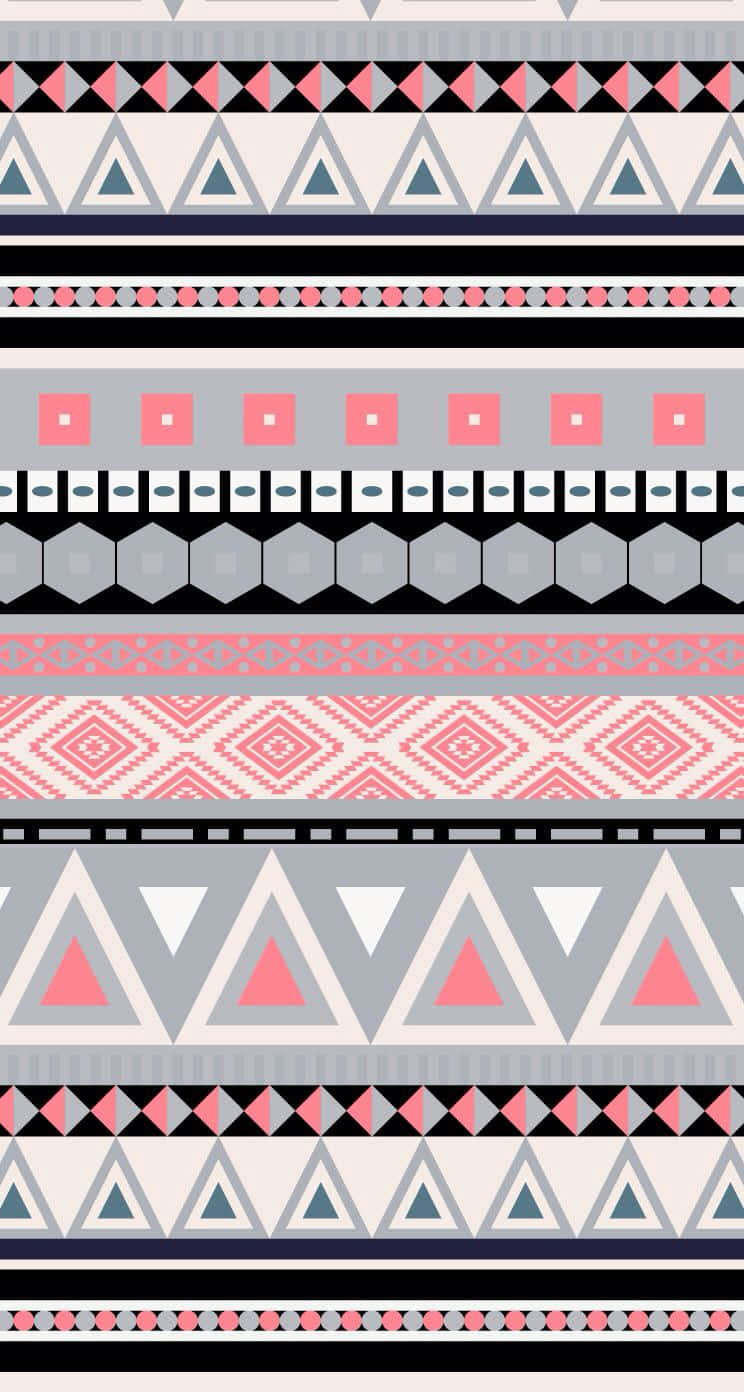 744x1392 Download Cute Western Pattern Mobile Wallpaper
