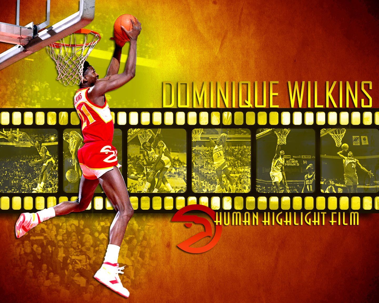 1440x1152 Dominique Wilkins Hawks Dunk Wallpaper