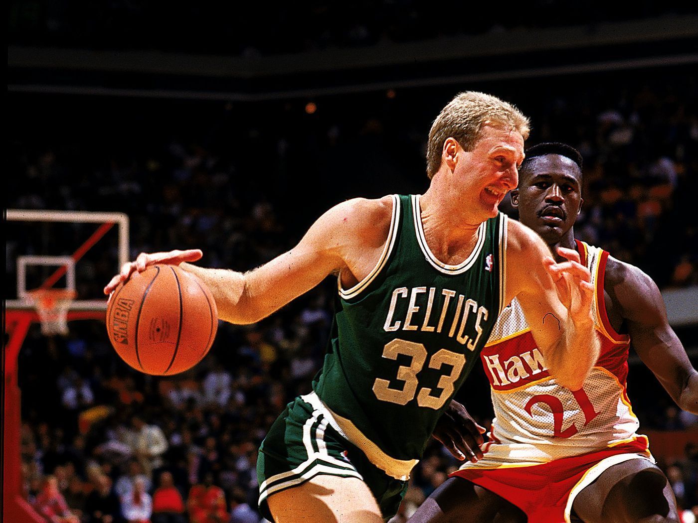 1400x1050 Dominique Wilkins Rips Larry Bird