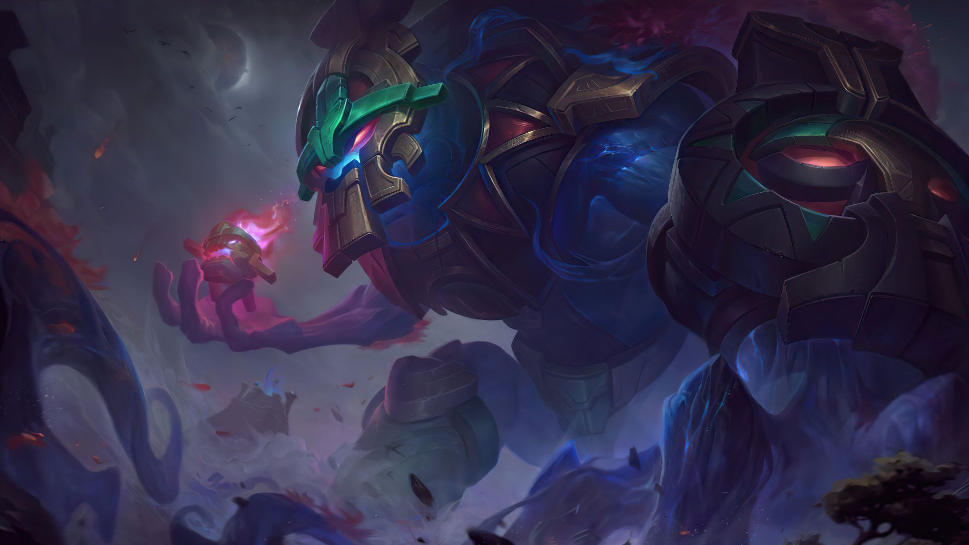 1920x1080 Maokai of League of Legends HD Wallpaper