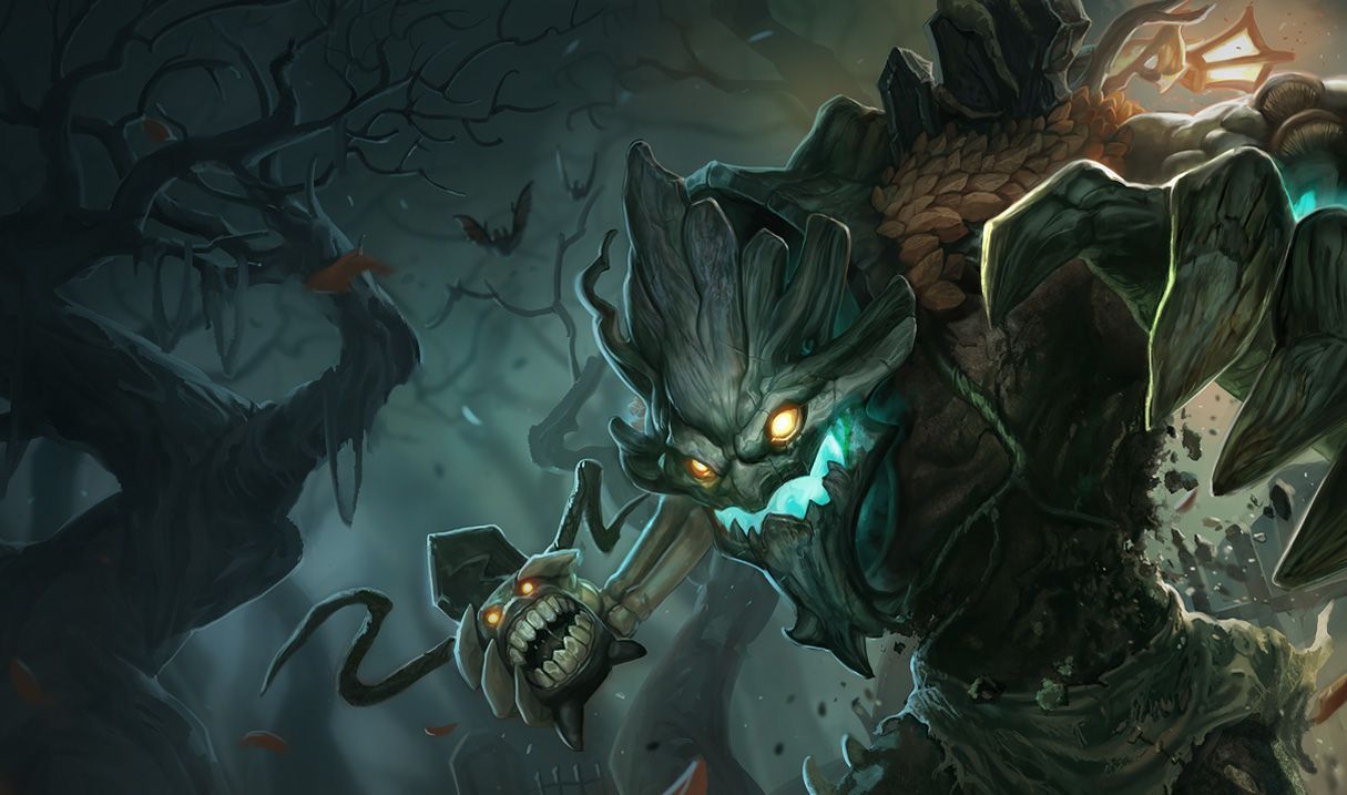 1215x717 Haunted Maokai Skin of Legends