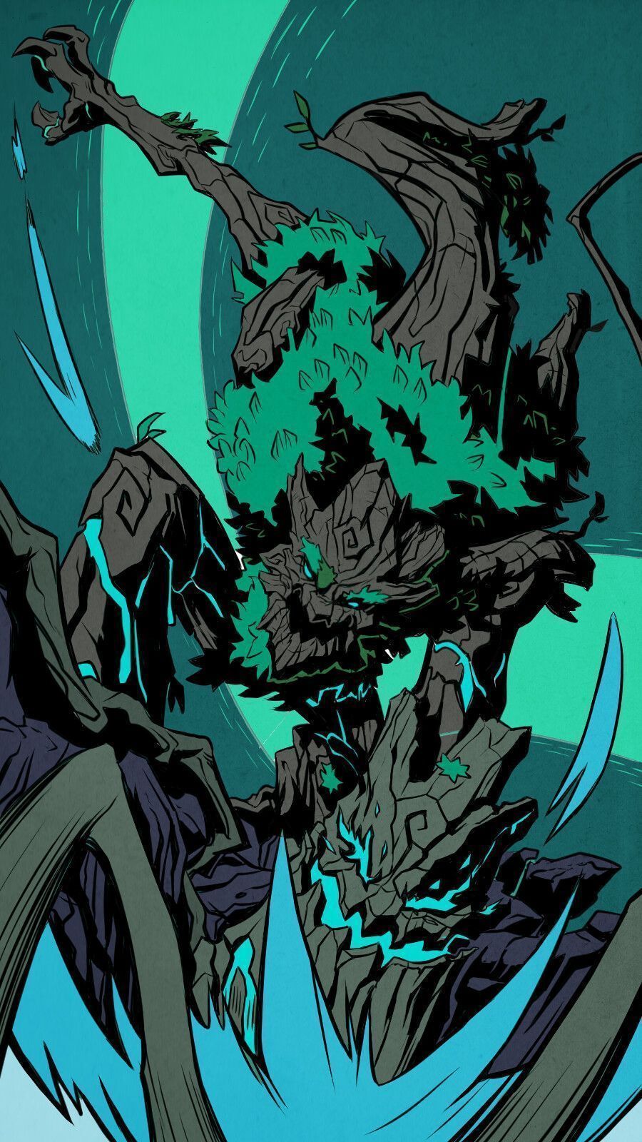 900x1600 Maokai phone wallpaper!