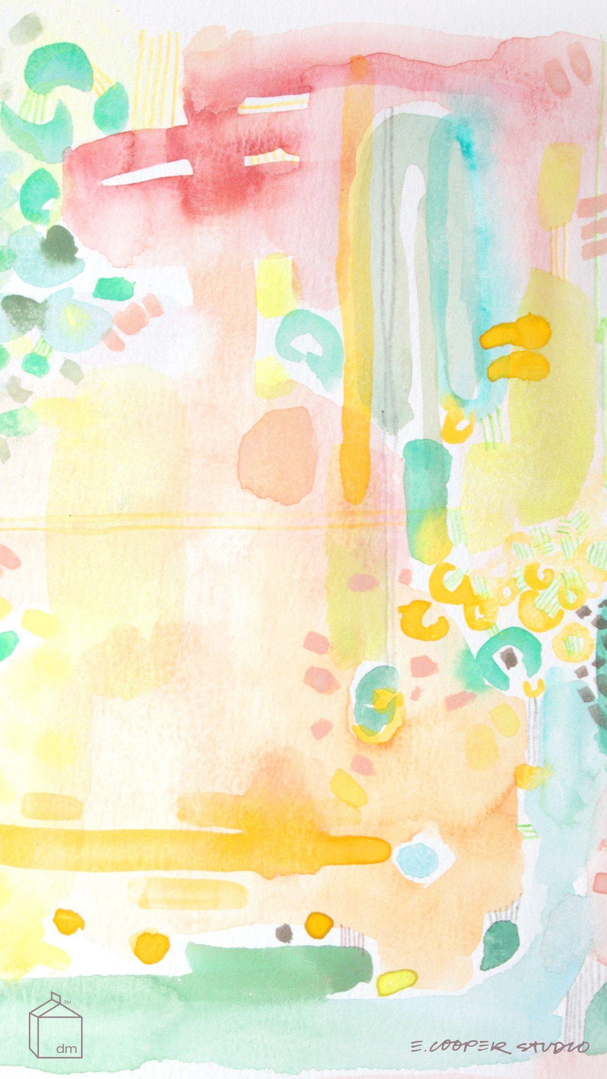 1242x2208 Watercolor iPhone Wallpaper
