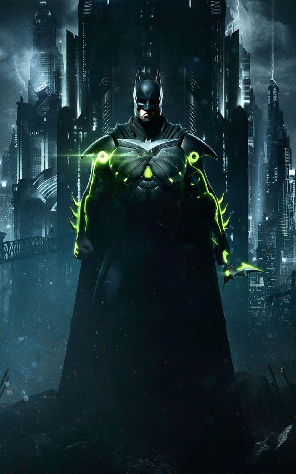 1000x1600 Batman Injustice 2 Free HD Mobile Wallpaper