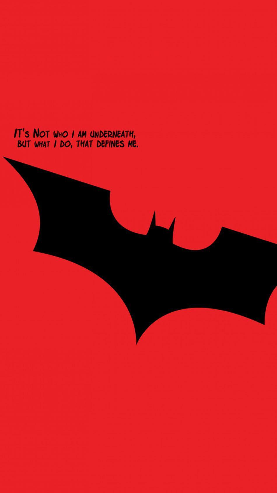 950x1689 Download Batman Quotes Minimal Red Free Pure 4K Ultra HD