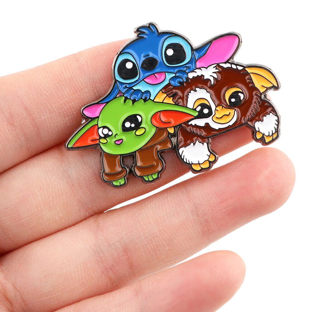 1000x1000 Gizmo Cute Characters Enamel Metal Pin