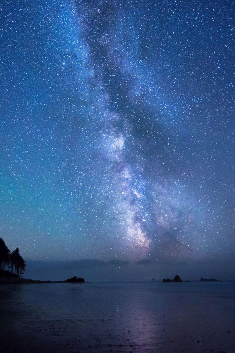 800x1200 Download Wallpaper 800x1200 Stars, Sky, Shore Iphone 4s 4