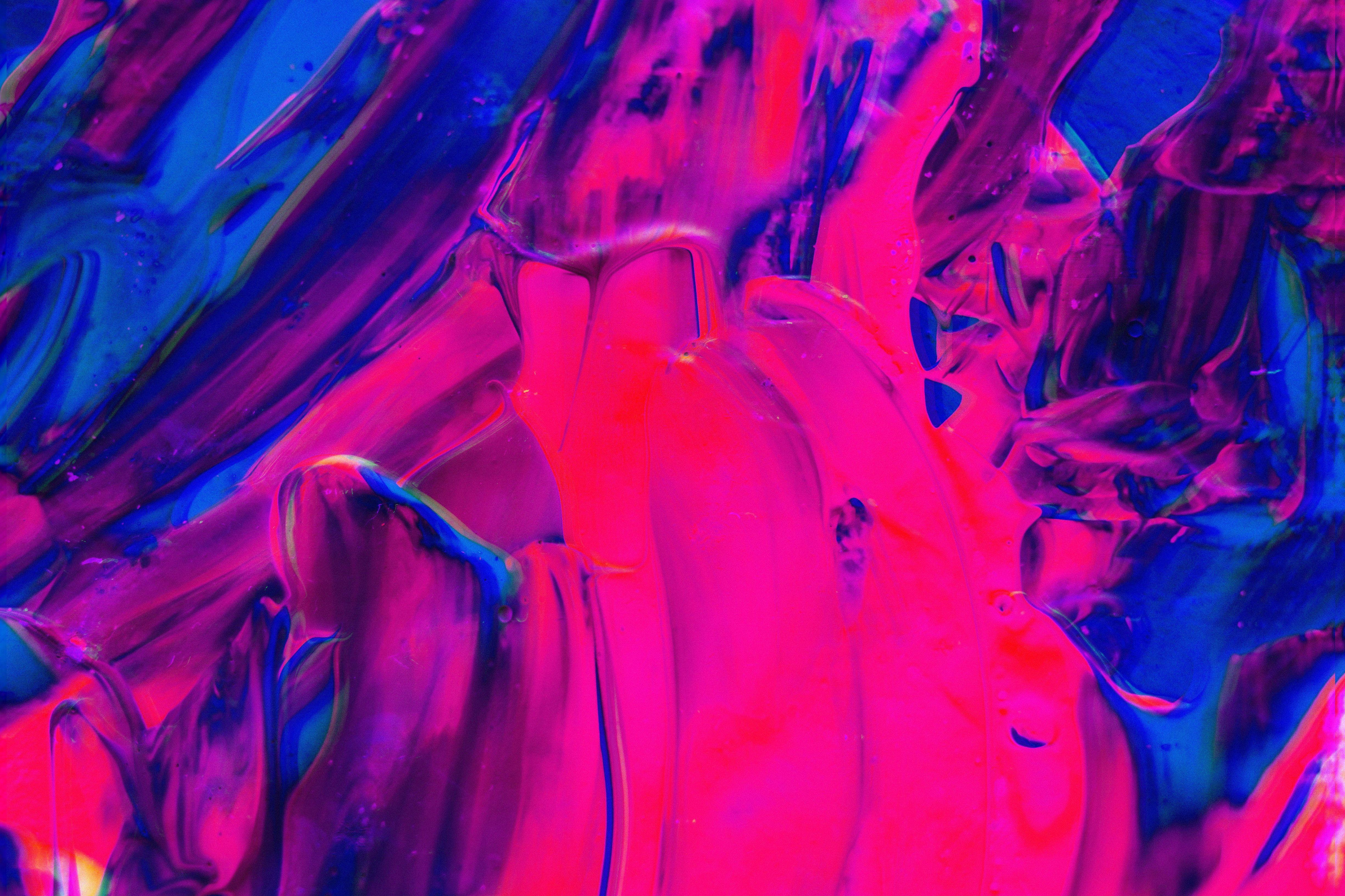 4896x3264 Wallpaper : Blue Red Purple Minimal Abstract Galaxy Clean