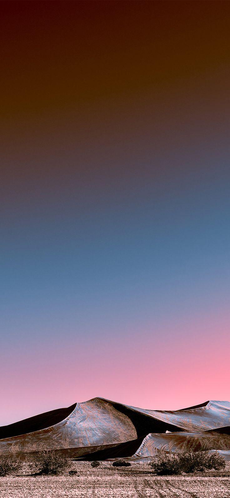 736x1593 iPhone X Wallpaper : blur sky dessert pattern