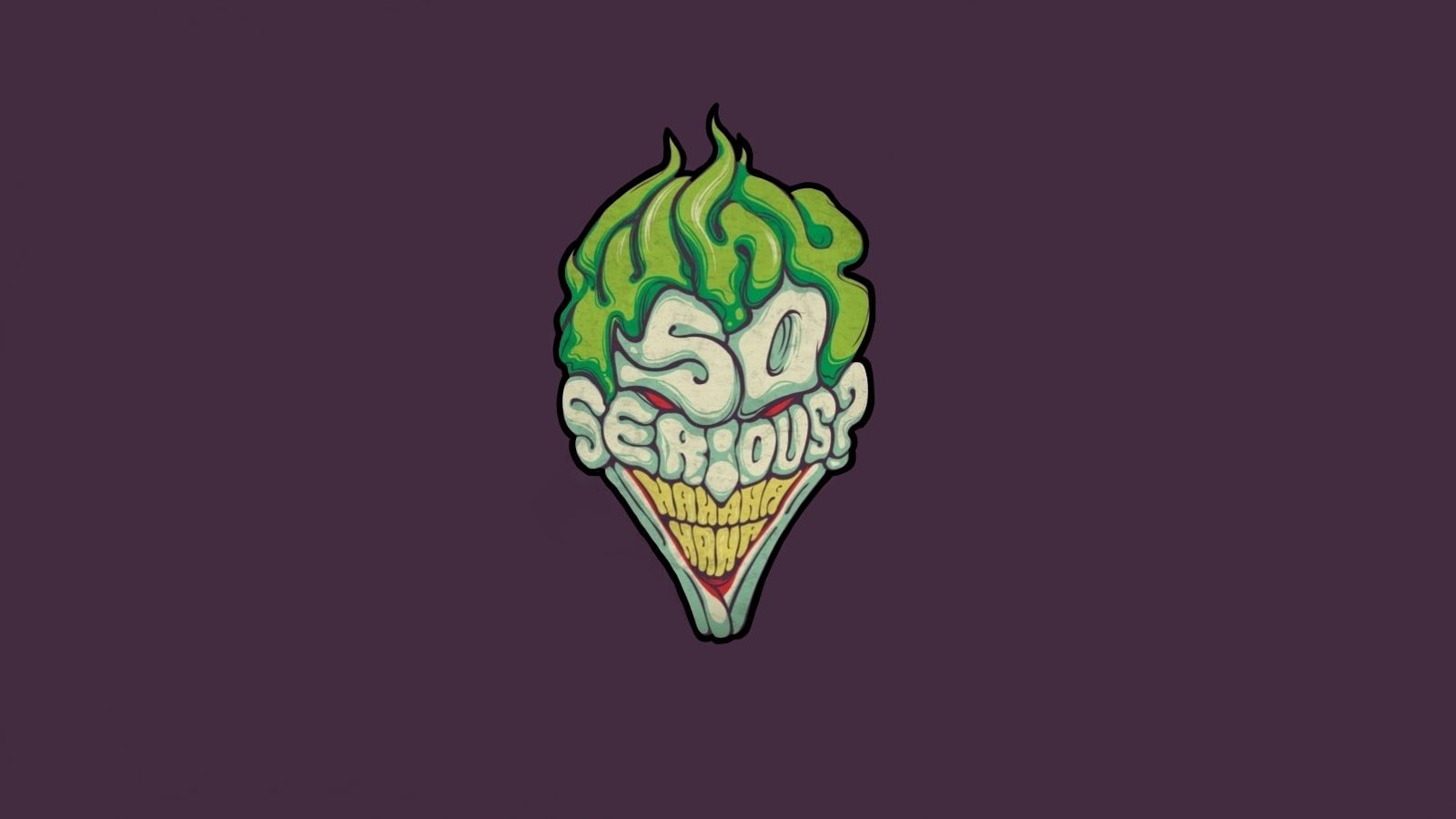 1600x900 HD wallpaper: black Batman Why So Serious wallpaper, Why So