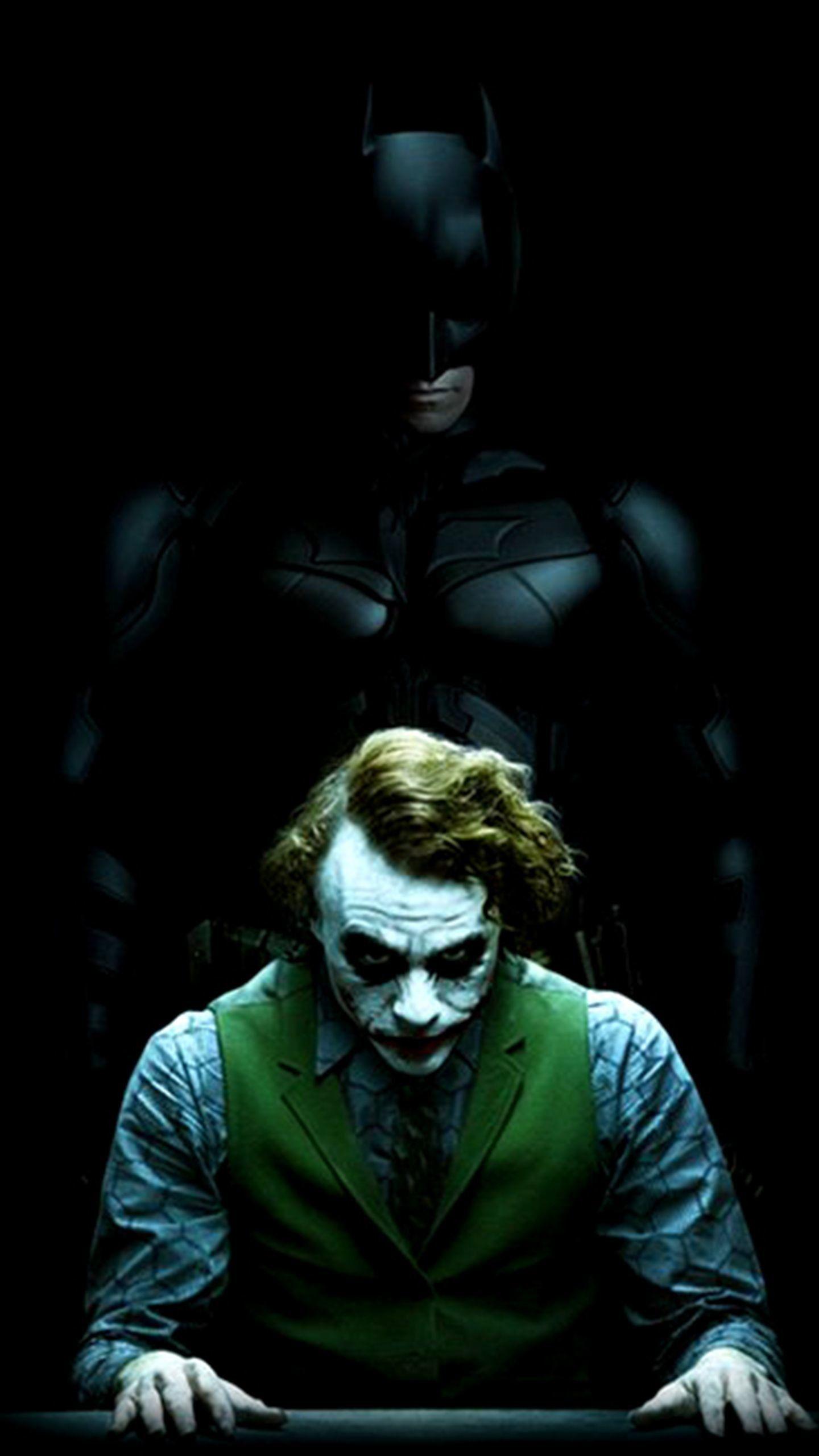 1440x2560 Batman and Joker Wallpaper