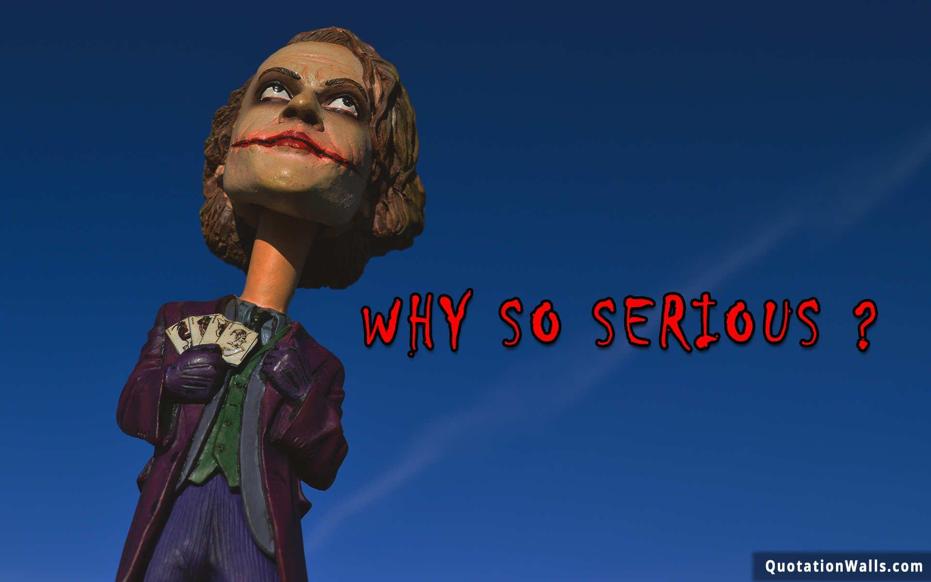 1920x1200 Joker Why So Serious Wallpaper For Mobile