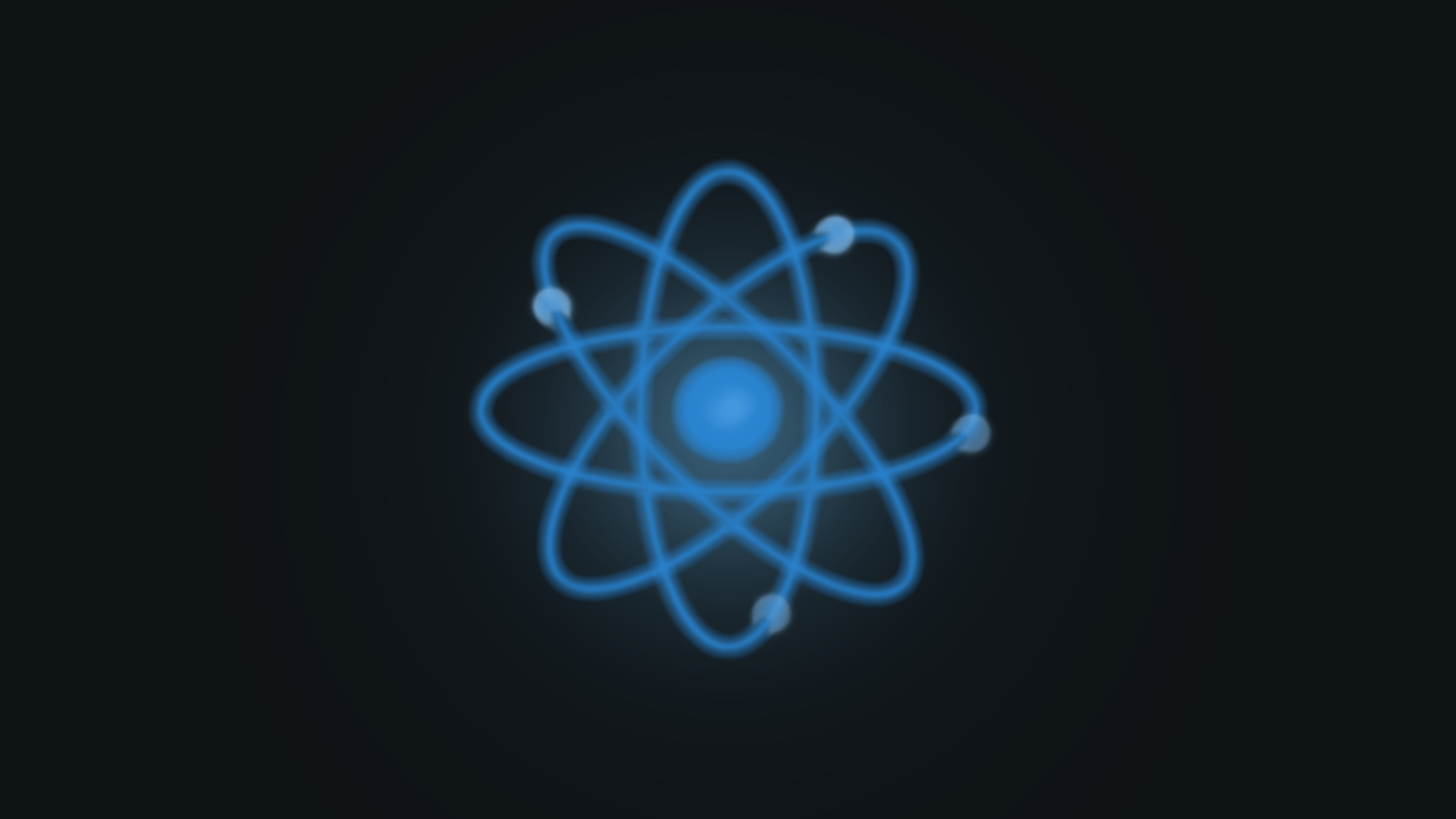 Atoms And Molecules With Lights On Dark Background 3d Atom Render Hd  Photography Photo Background Image And Wallpaper for Free Download
