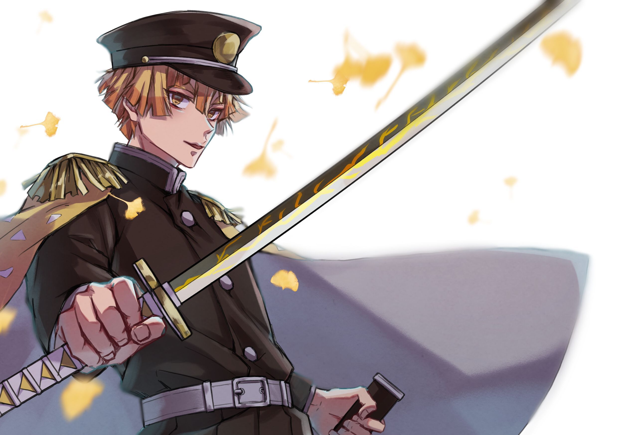 2480x1748 Hat Zenitsu Agatsuma Anime Demon Slayer