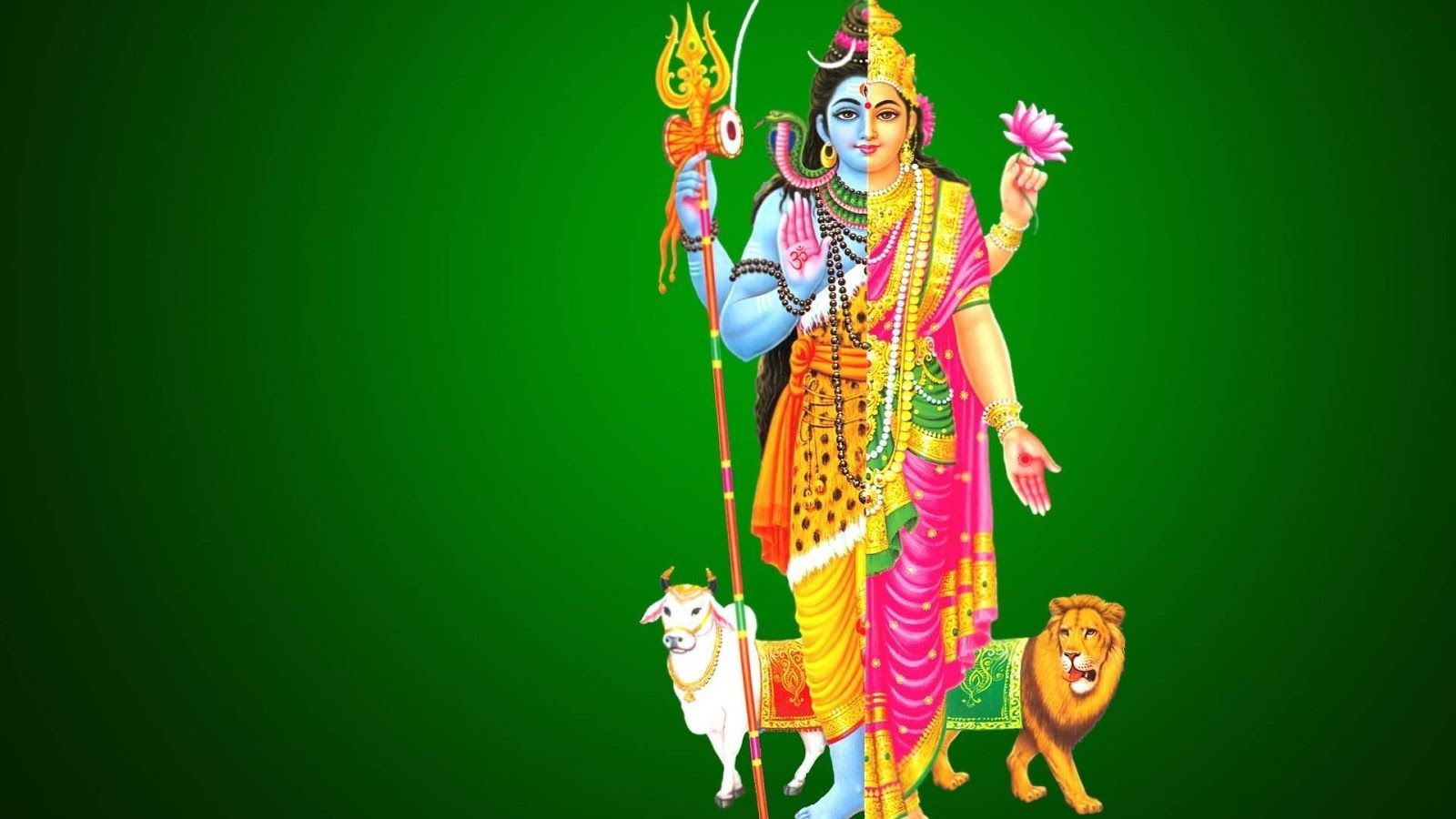 1600x900 shiv parvati wallpaper