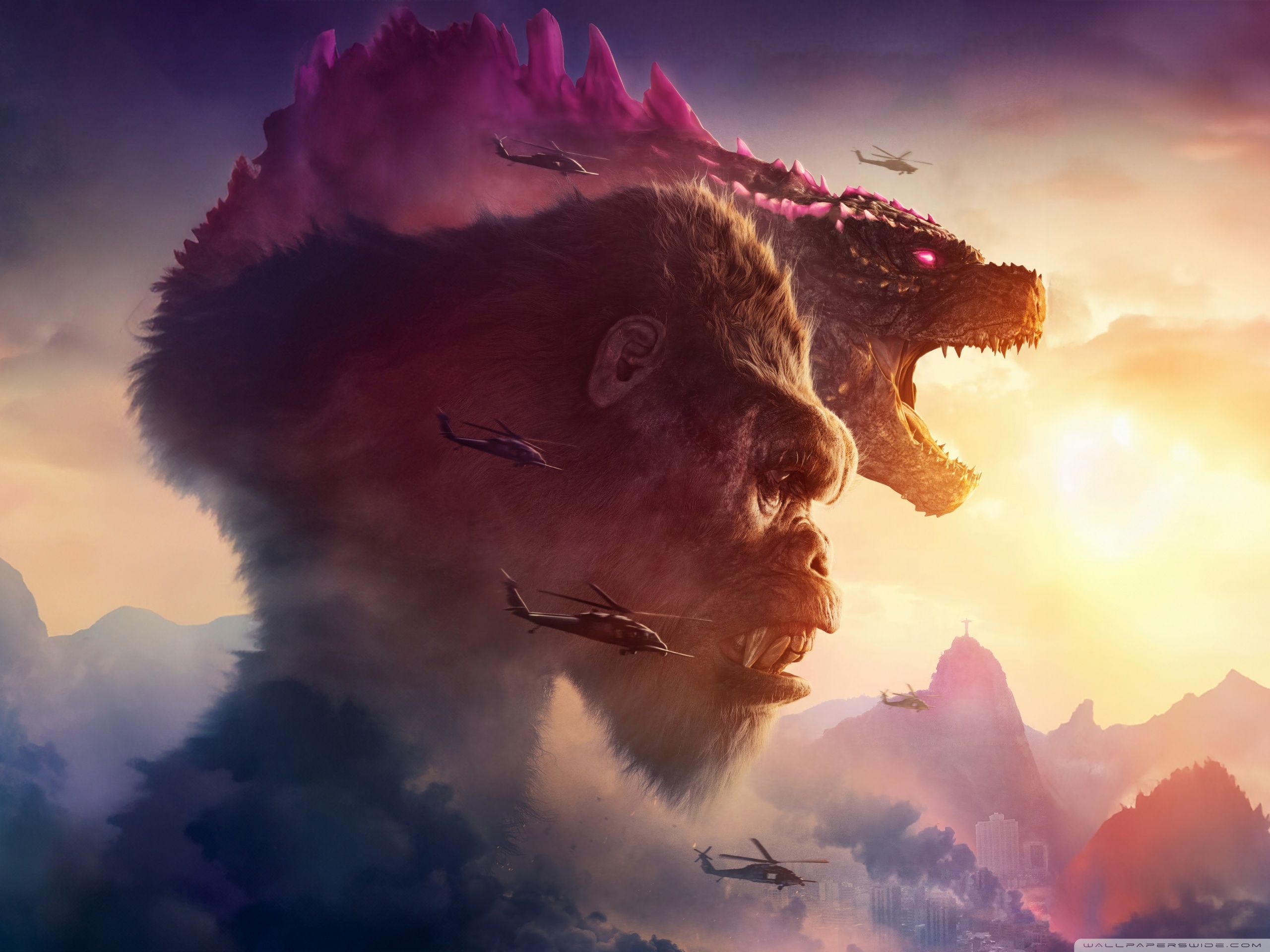 2560x1920 Godzilla x Kong The New Empire 2024