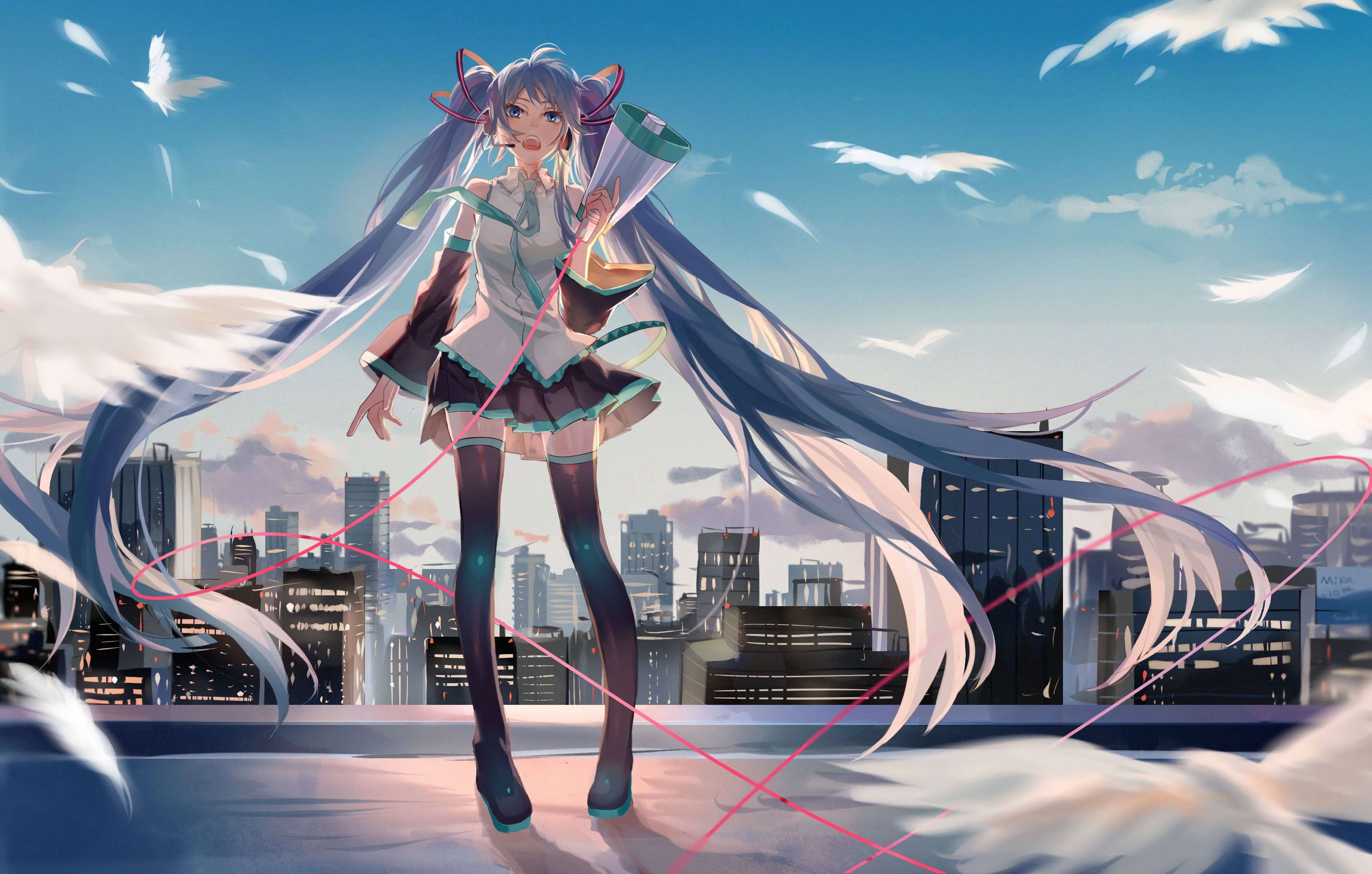 3543x2258 Vocaloid Hatsune Miku Anime 4k