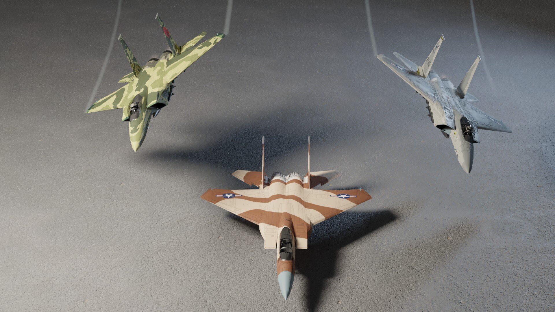 1920x1080 F 15 Eagle Jet Fighter 3D Model