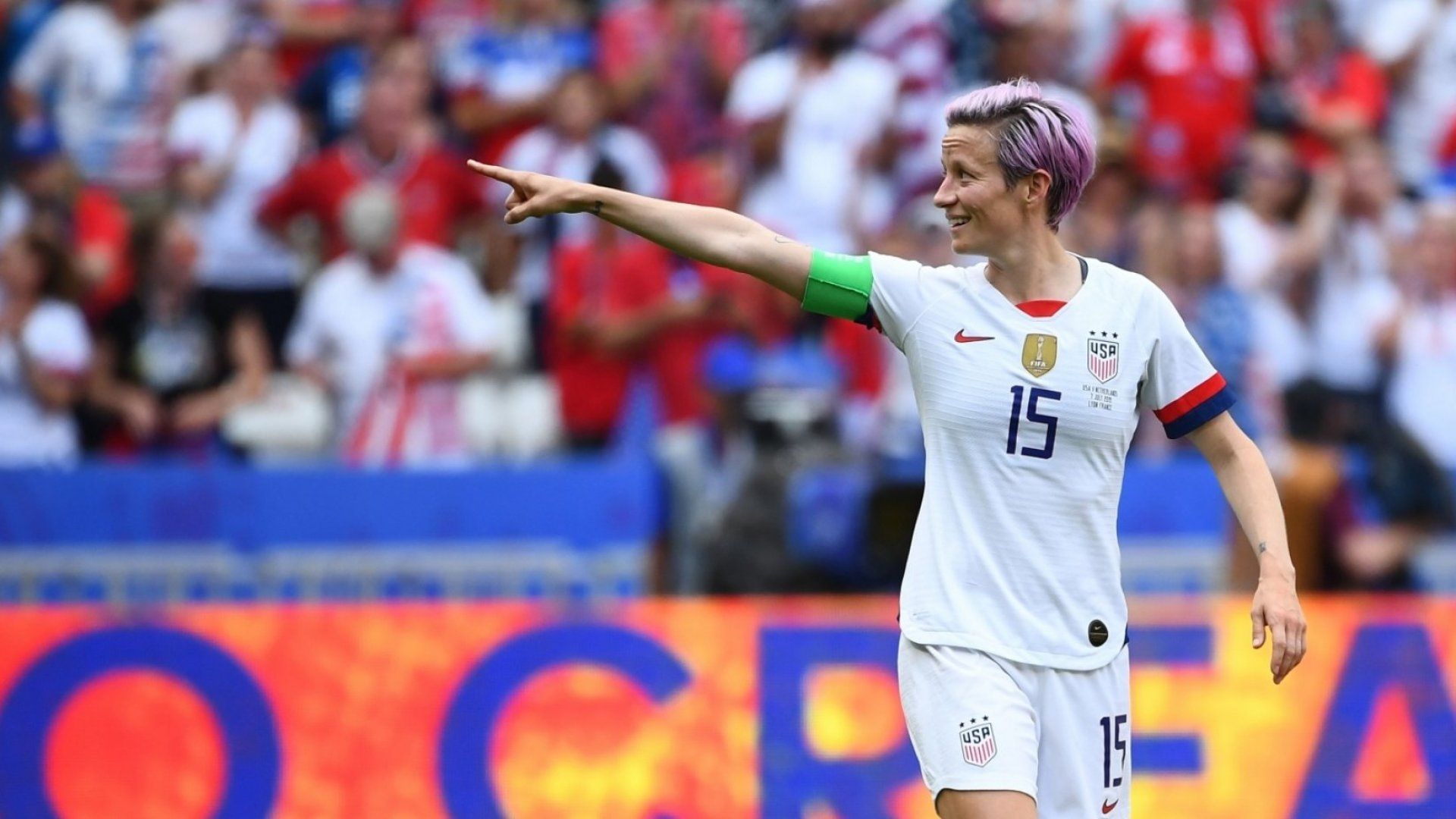 1920x1080 Megan Rapinoe Scores With Her BodyArmor