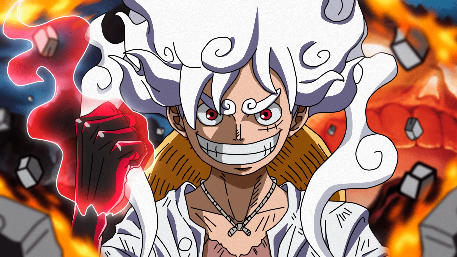 1920x1080 Monkey D. Luffy Gear 5 HD Wallpaper Piece