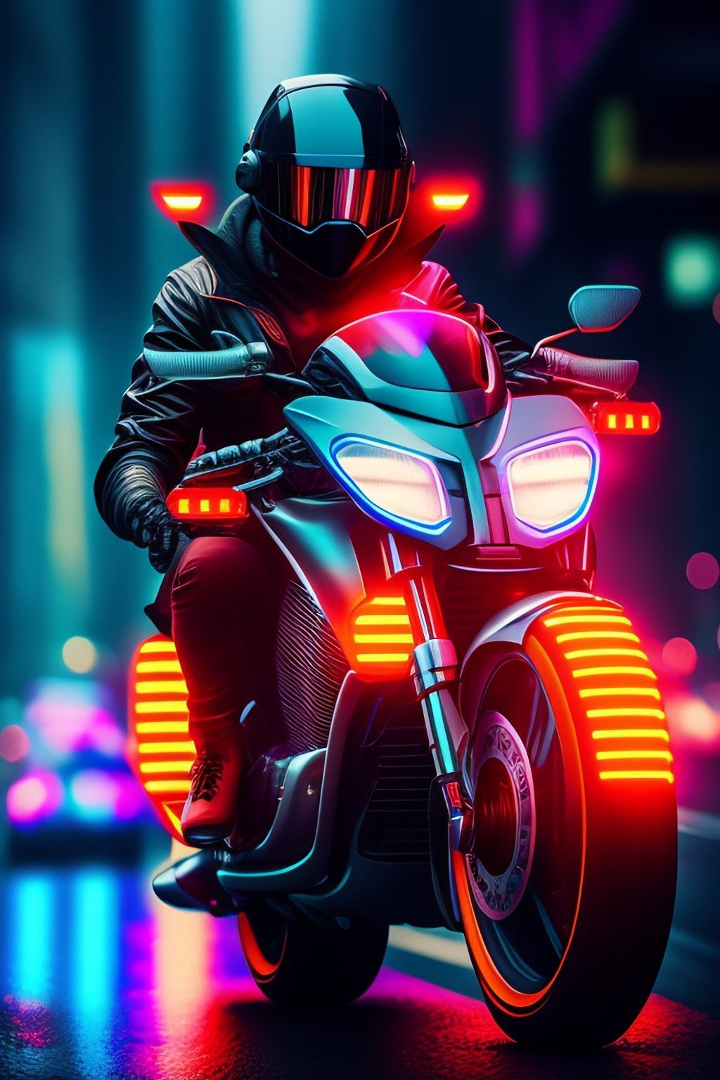 Neon Rider Wallpapers - Top Free Neon Rider Backgrounds - WallpaperAccess