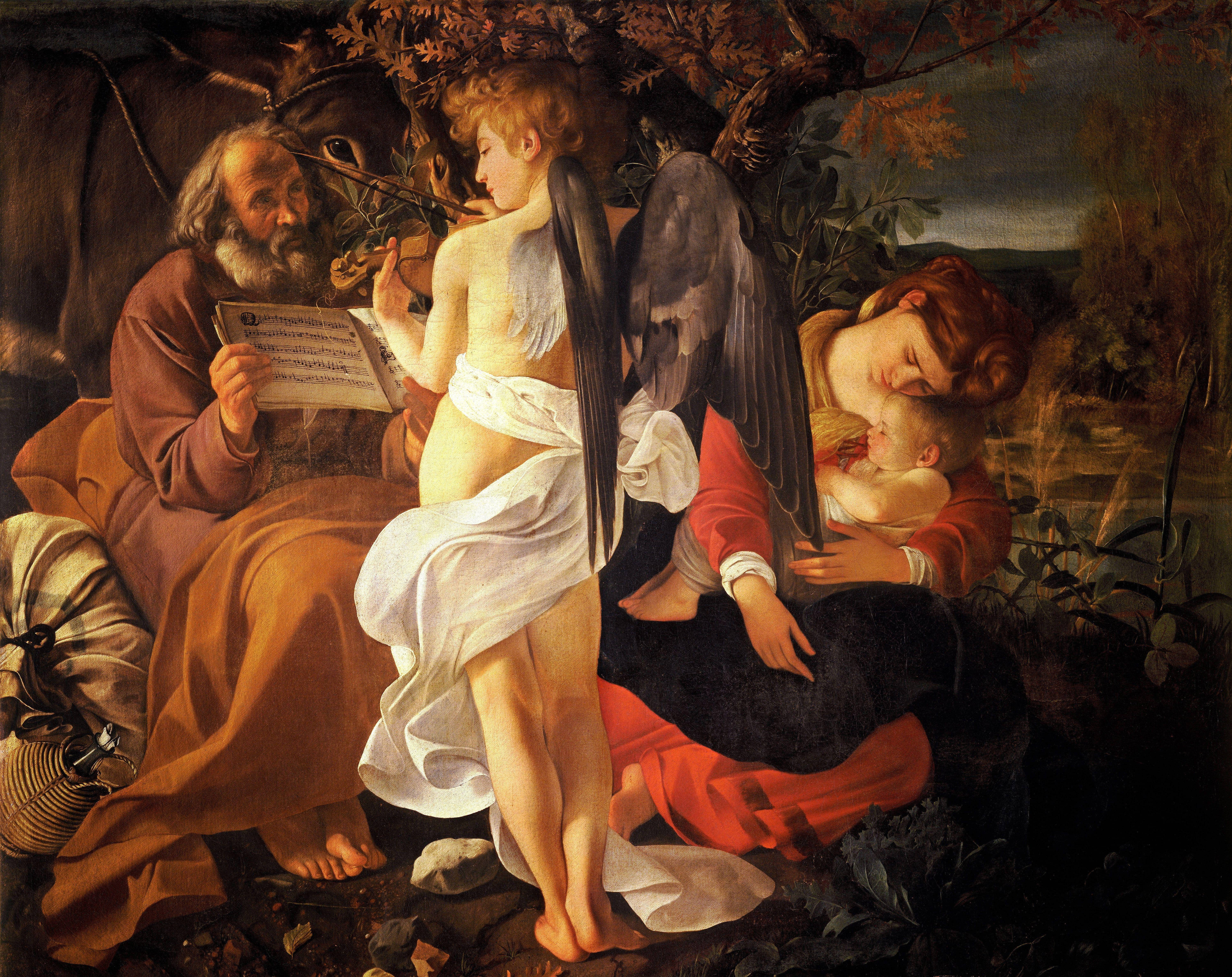 6000x4760 HD wallpaper: picture, religion, Caravaggio, mythology