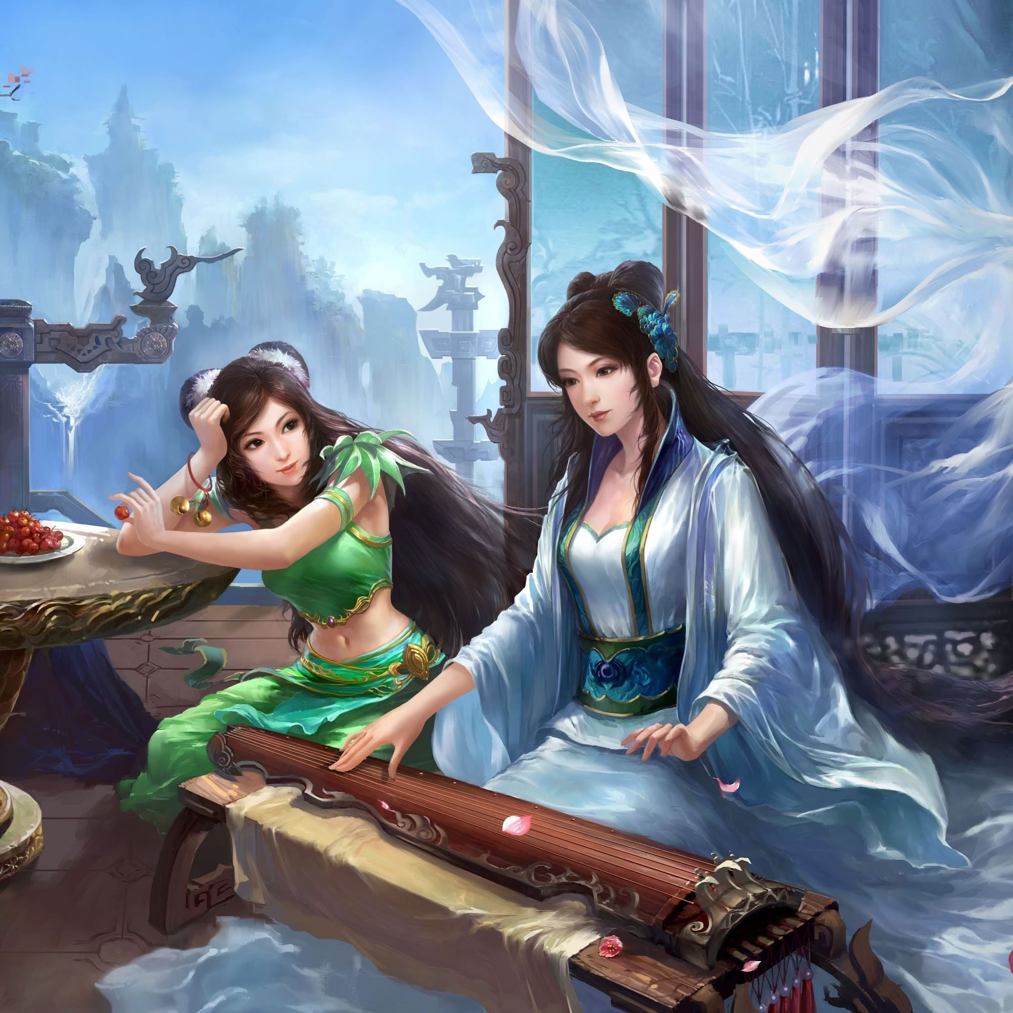 2048x2048 Jade Dynasty Artwork iPad Air