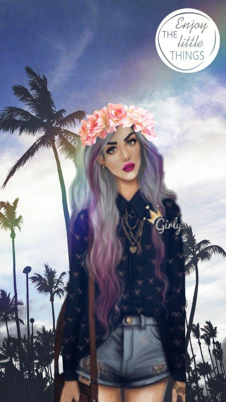 736x1309 freetoedit wallpaper girl Tumblr girly_m Flower