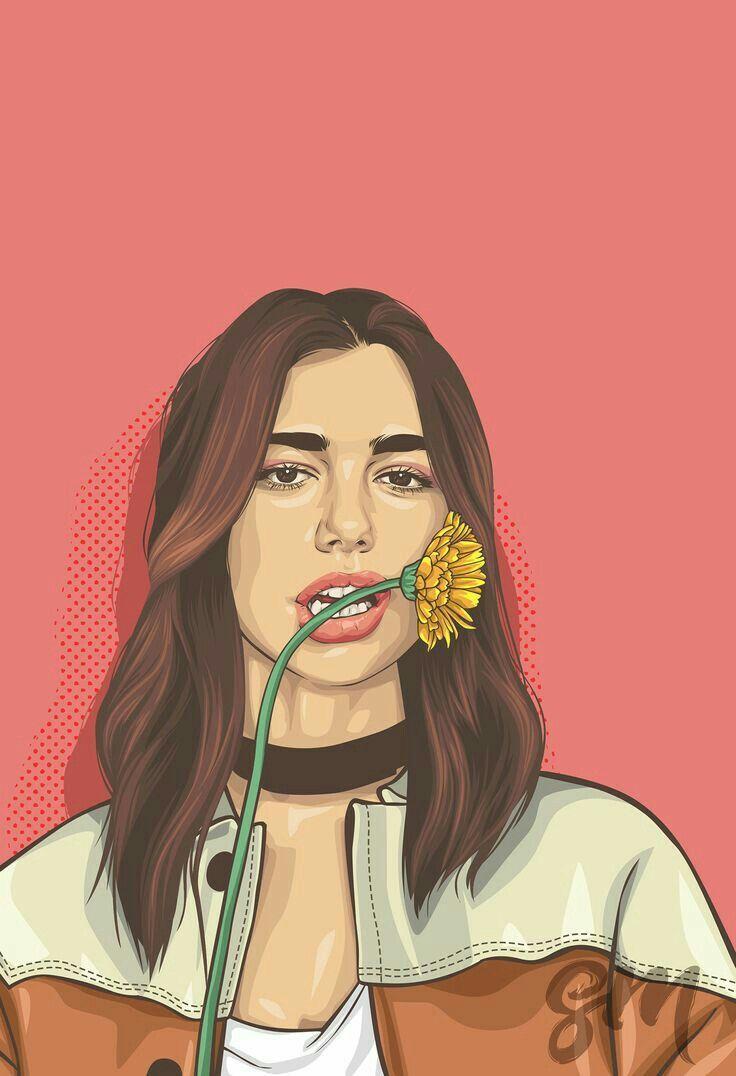 736x1076 best illustration portrait. Illustration. Hipster