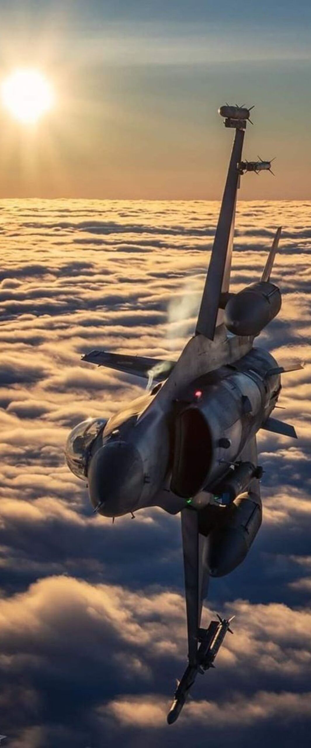 1065x2560 iPhone Fighter Jet Wallpaper