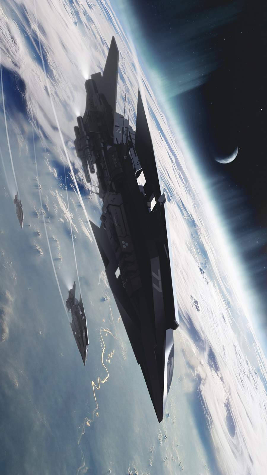 900x1599 Download free Jet iPhone Outer Space