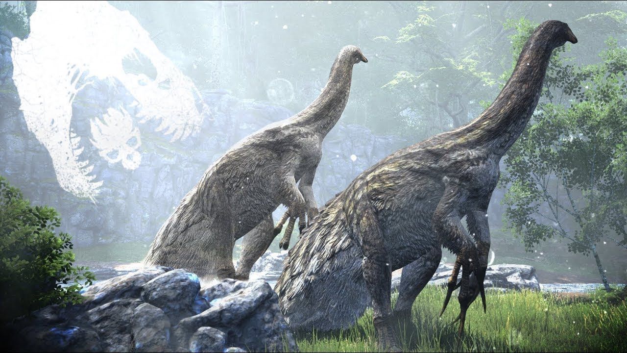 1280x720 Therizinosaurus Wallpaper