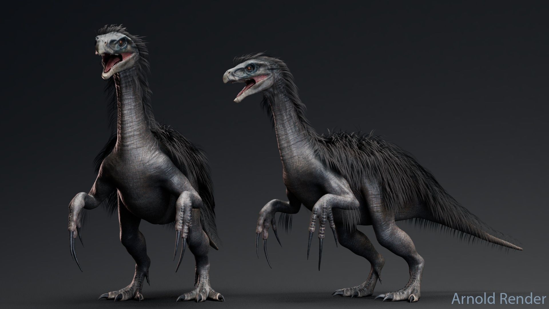1920x1080 Therizinosaurus in Characters