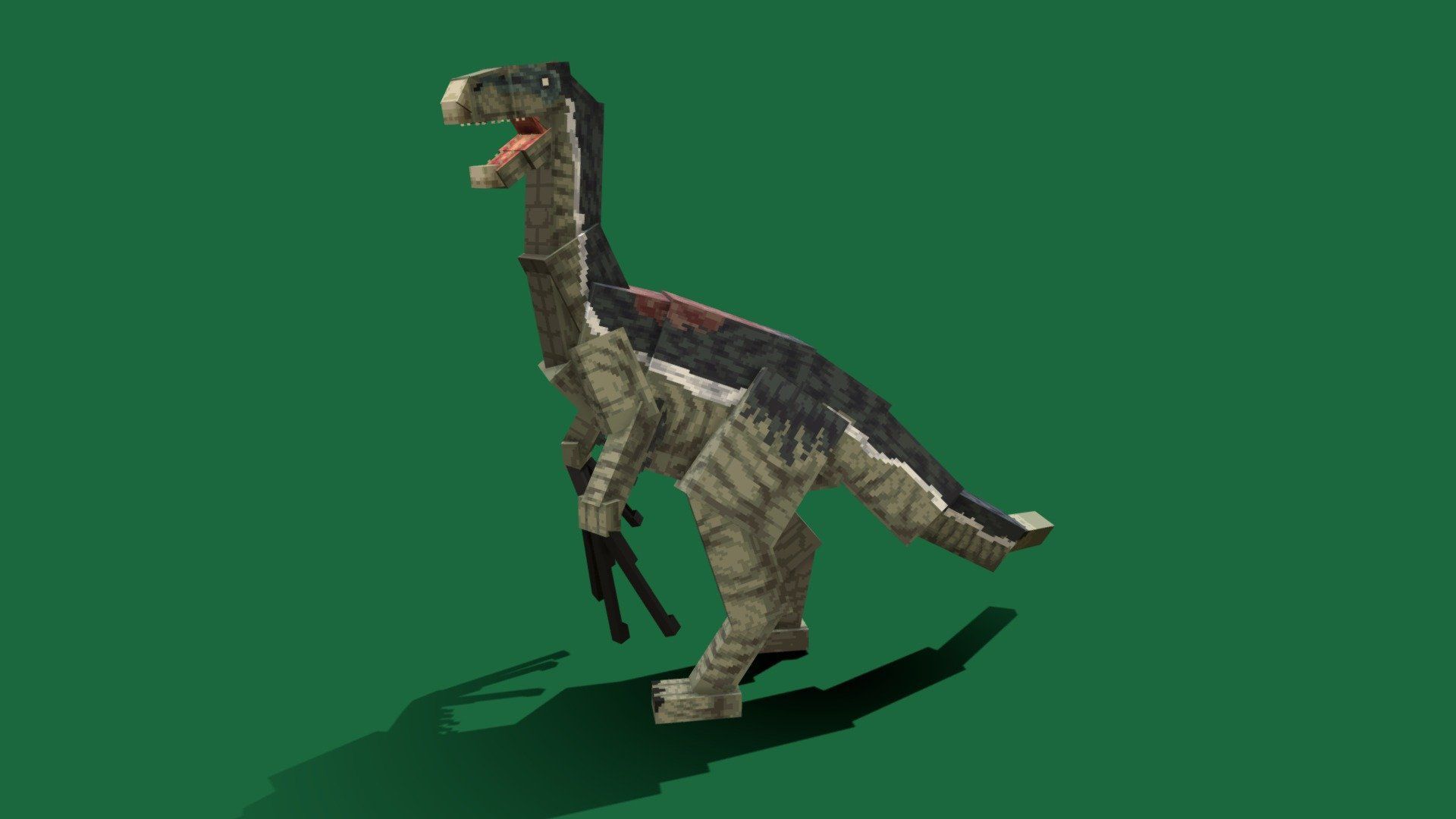 1920x1080 Therizinosaurus model