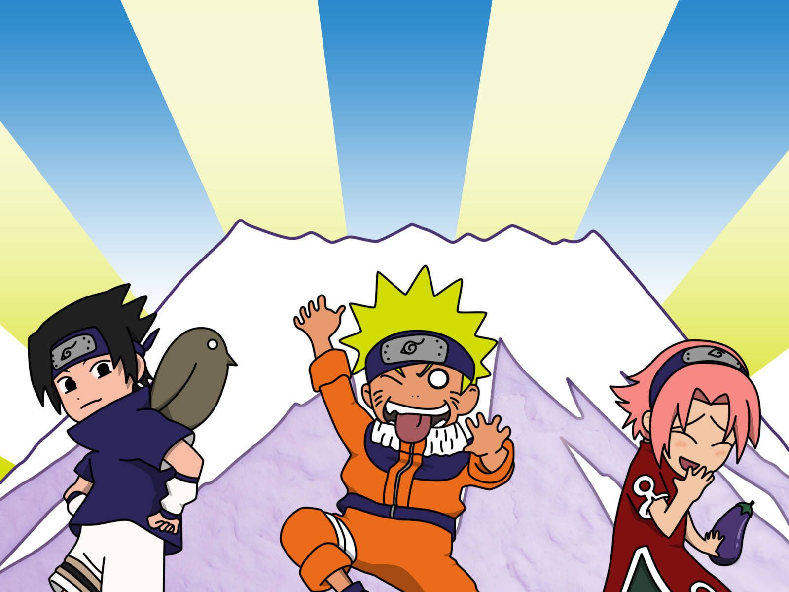 1600x1200 Download free Funny Anime Naruto In Icy