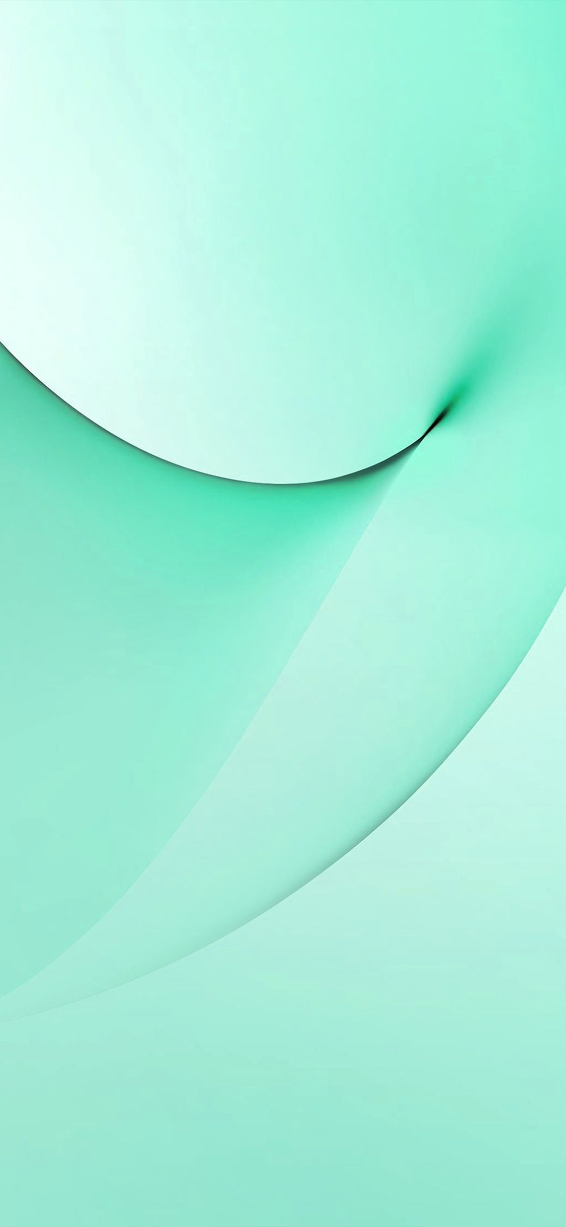 1125x2436 Curve Samsung Galaxy Art Green Pattern