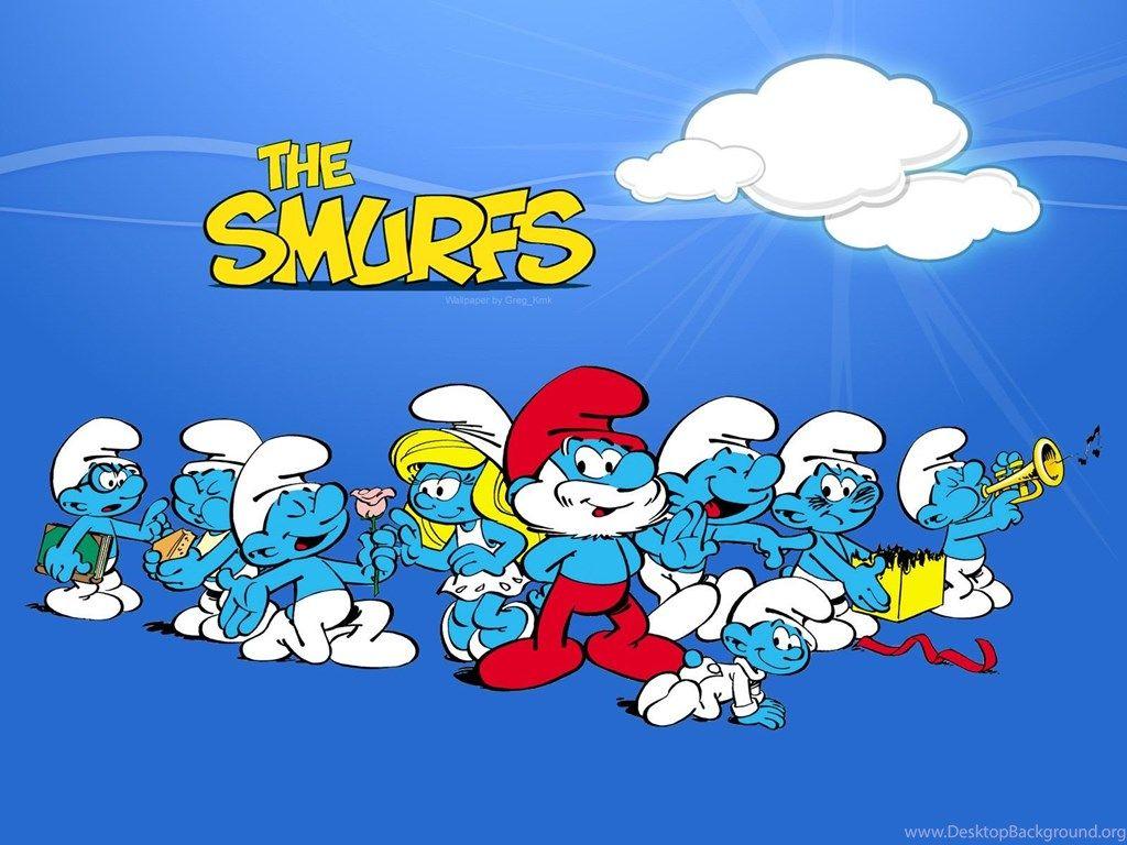 1024x768 Smurfs Wallpaper Desktop Background