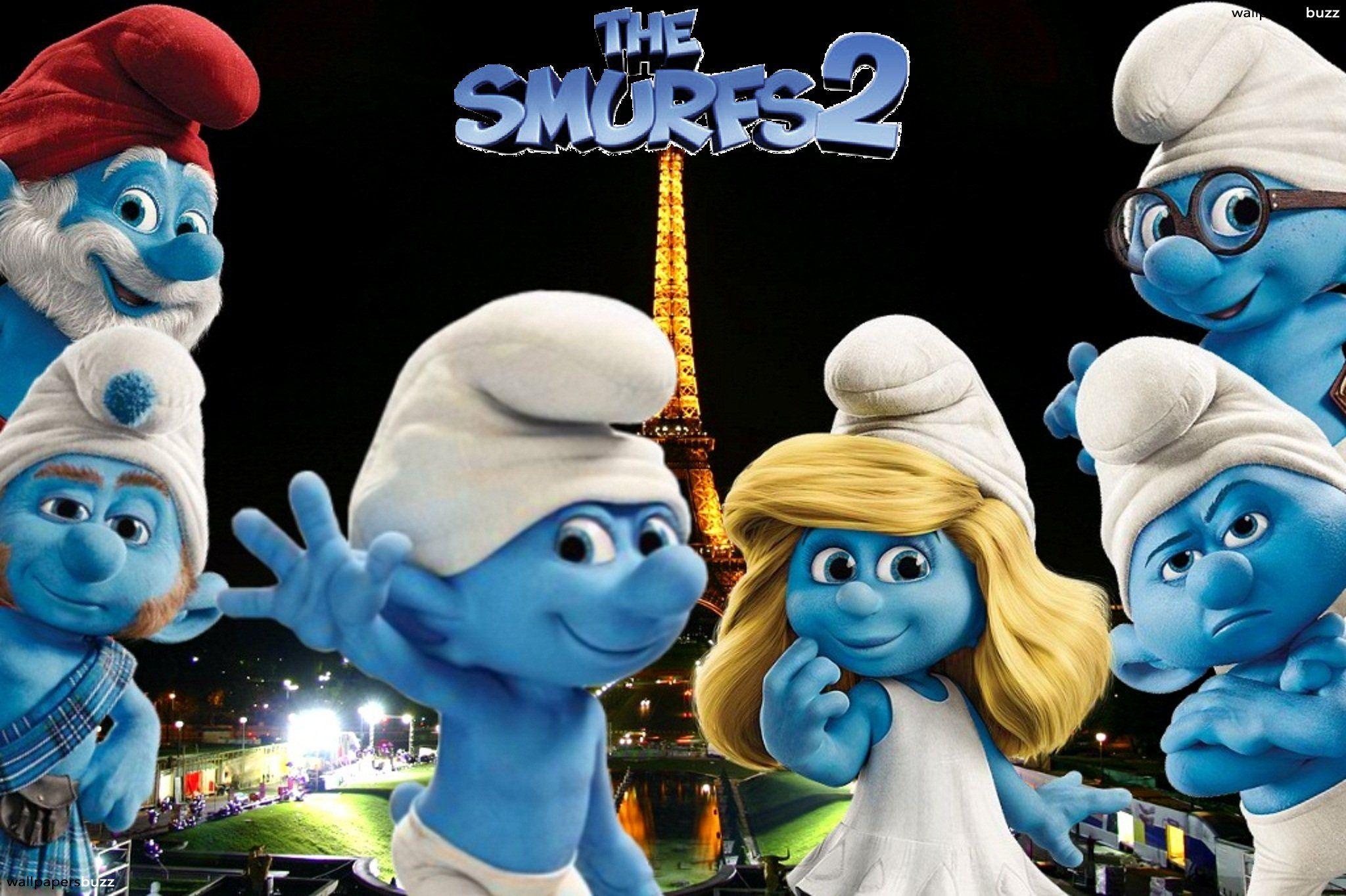 2048x1364 Joyfully Smurfs HD Wallpaper