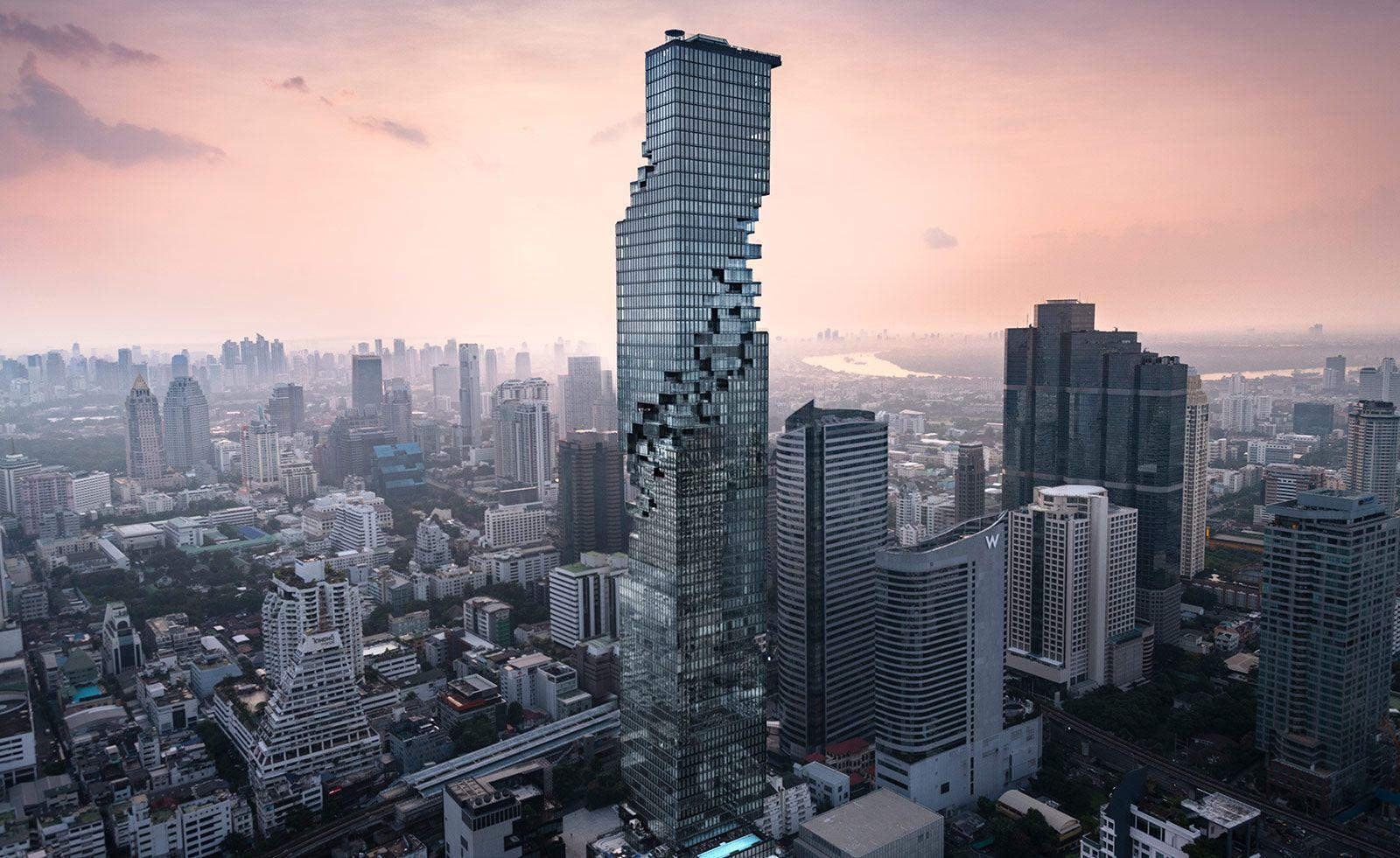 1600x981 Büro Ole Scheeren's MahaNakhon Tower in Bangkok completes