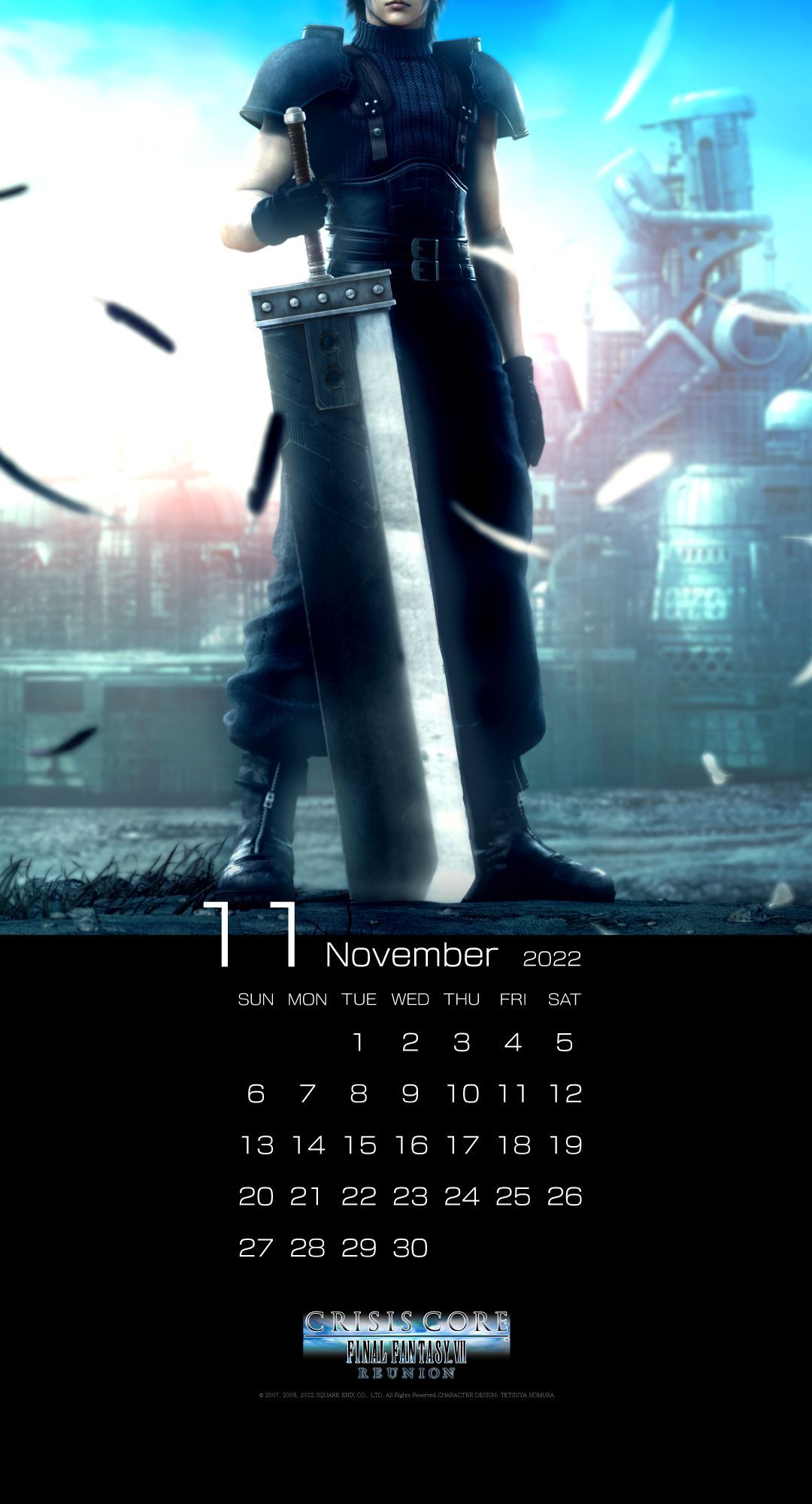 1080x2000 Next FFVII Remake Wallpaper Features Zack from Crisis Core