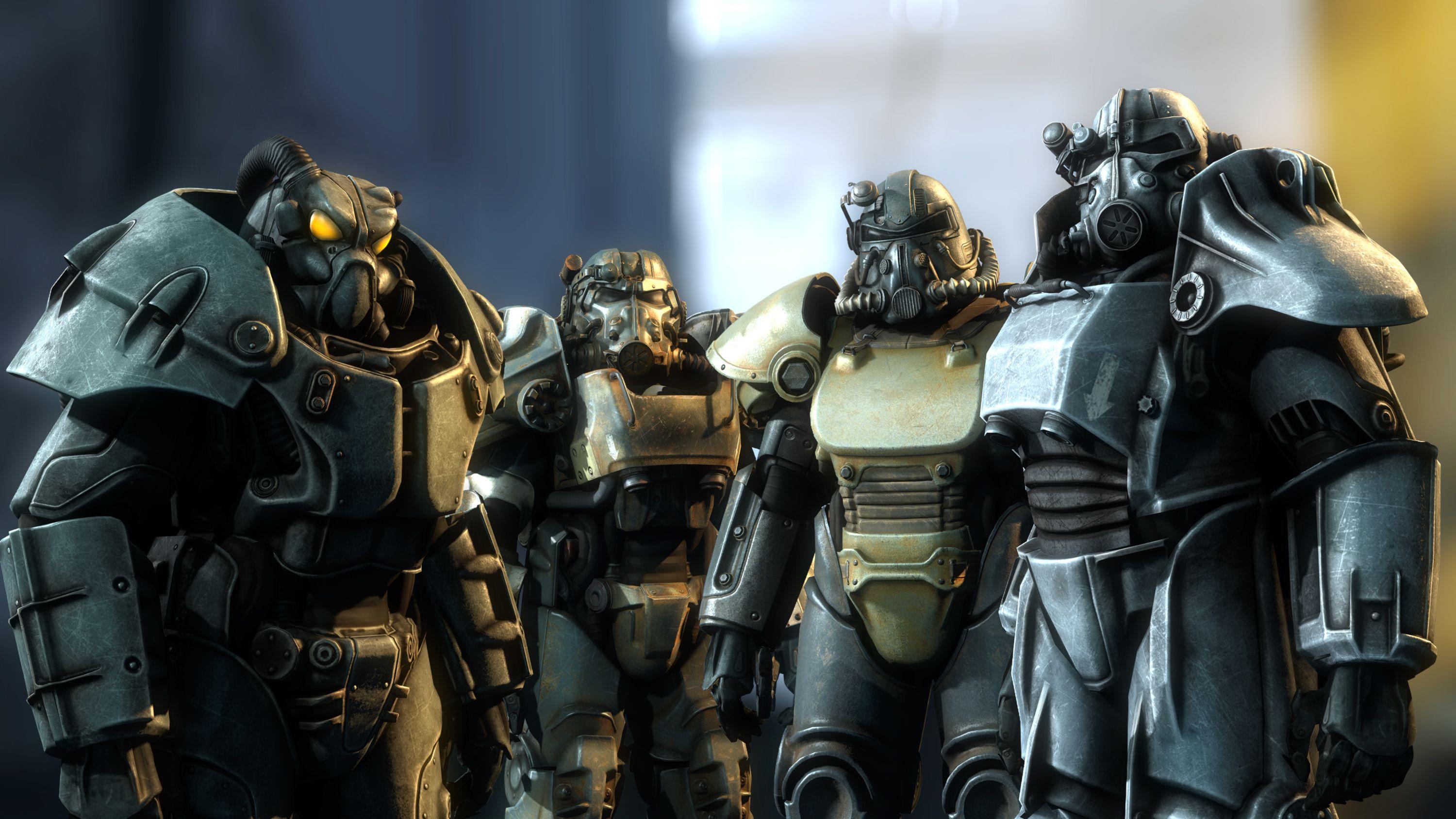 3000x1688 Fallout 4 Power Armor Wallpaper
