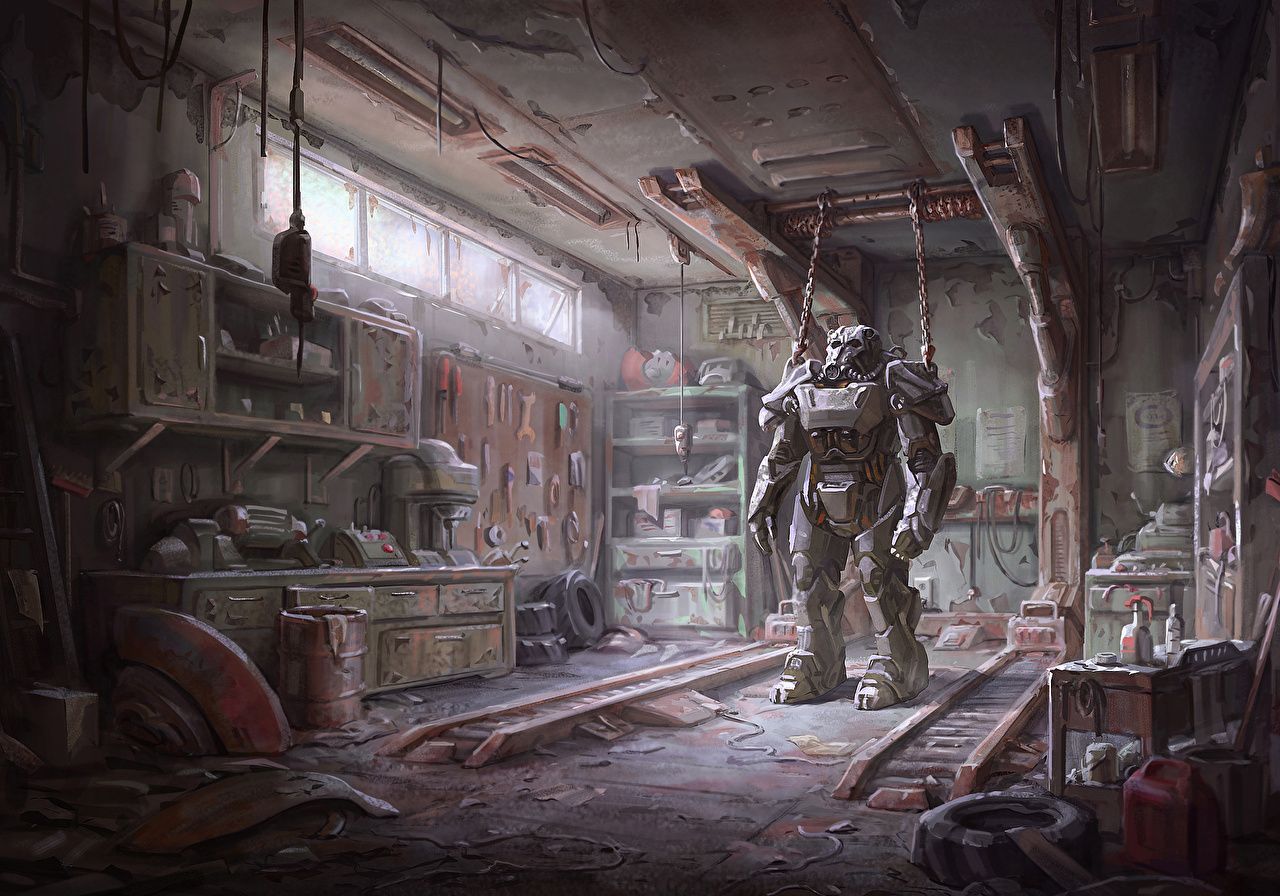 1280x896 Armor Warriors Garage Fantasy vdeo game