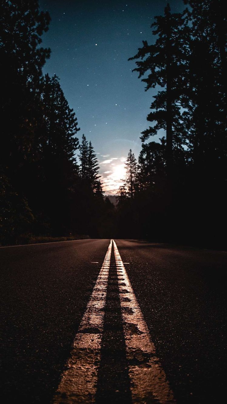 749x1333 Nature Sunrise Road iPhone Wallpaper