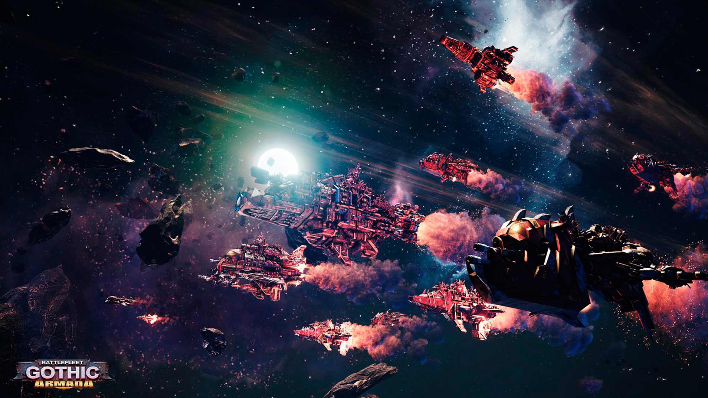 2340x1317 Battlefleet Gothic: Armada HD Wallpaper 11 X 1317